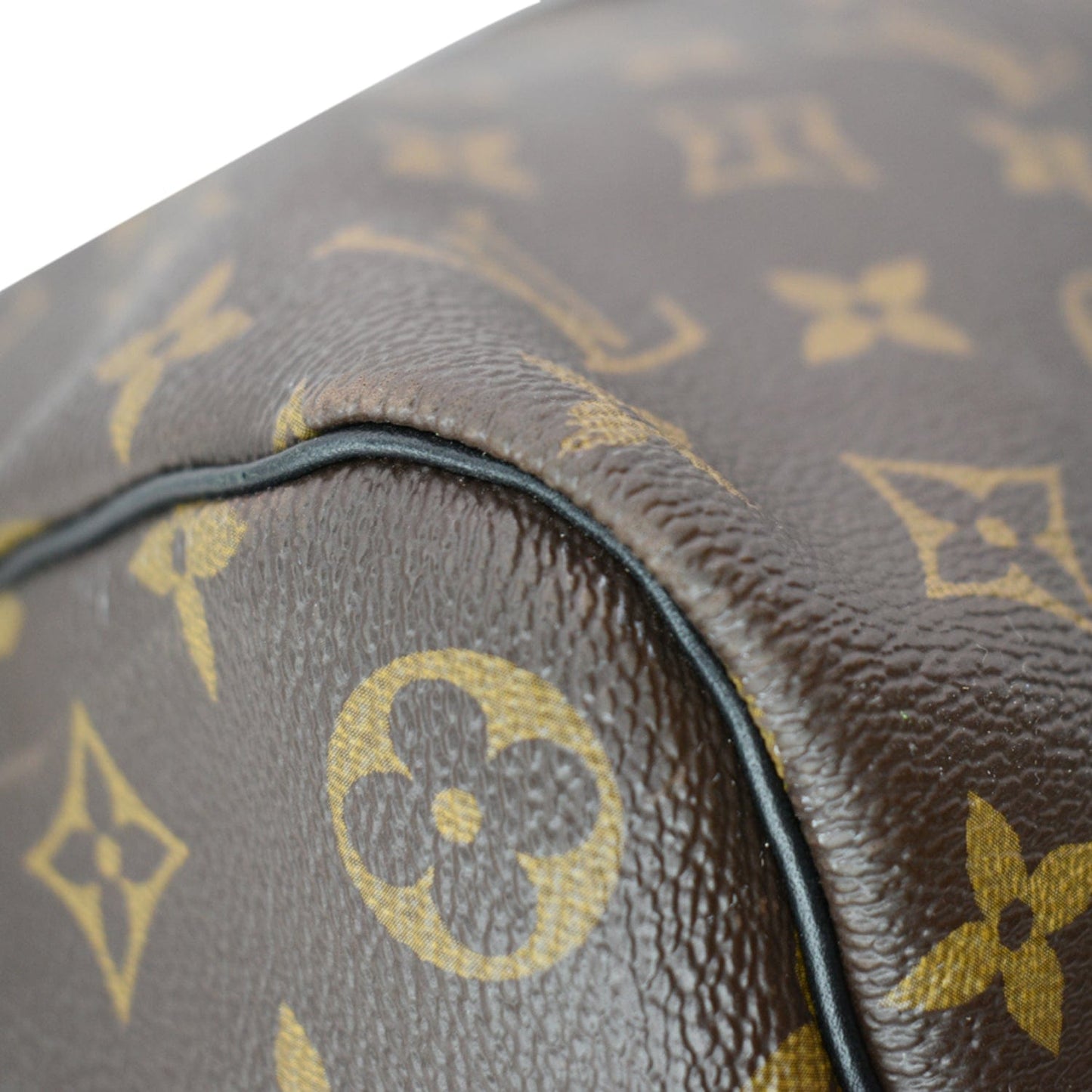 LOUIS VUITTON Keepall 45 Bandouliere Monogram Canvas Travel Bag Brown