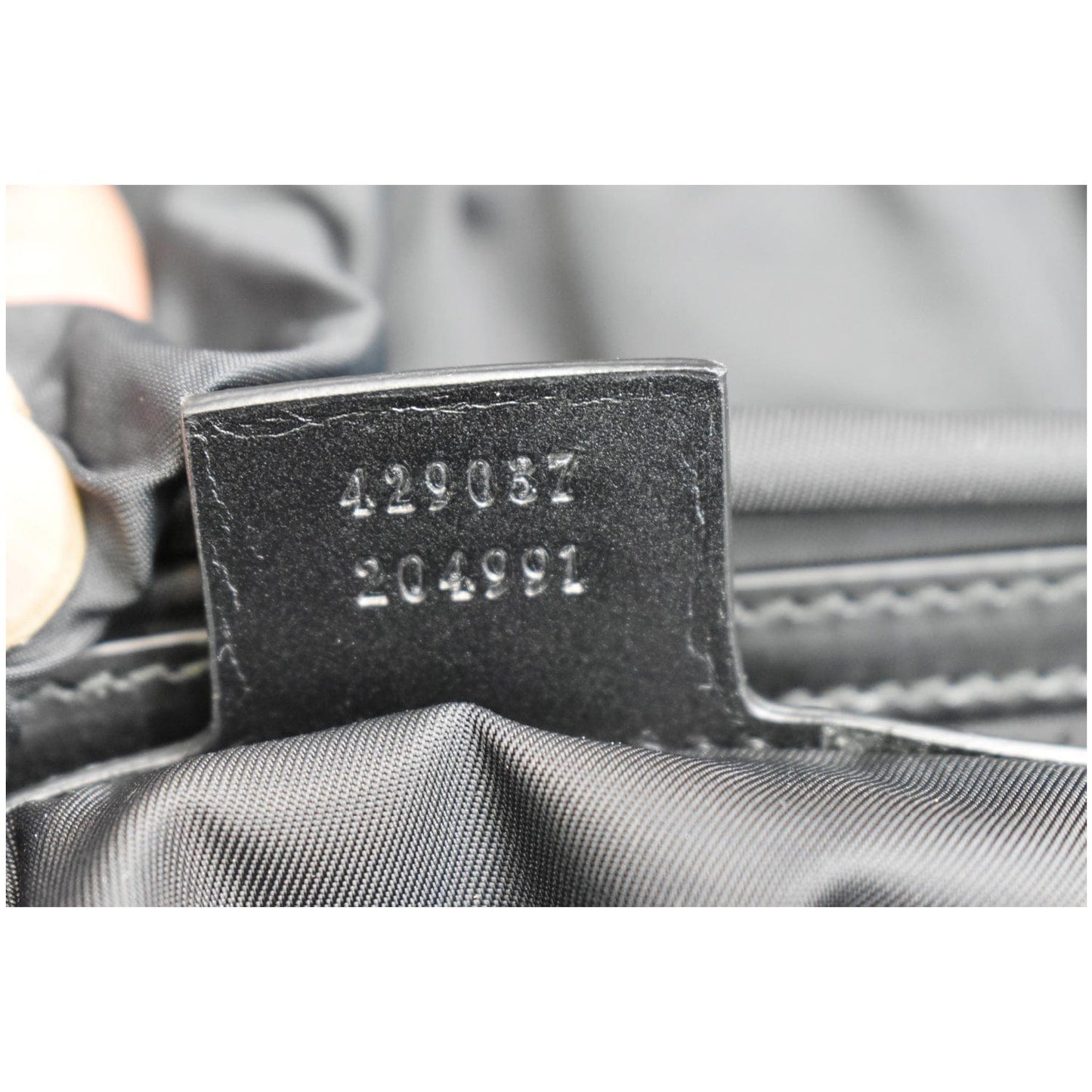 GUCCI Techno Fabric Canvas Backpack Bag Black 429037