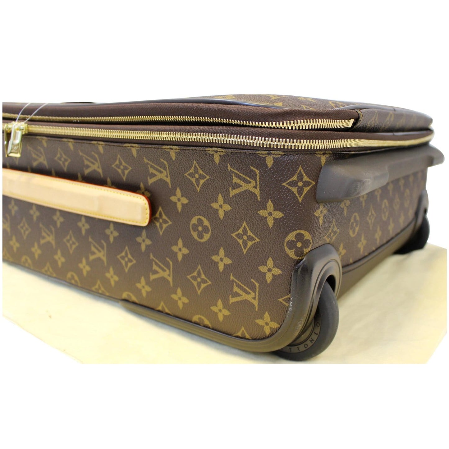 LOUIS VUITTON Pegase Legere 55 Monogram Canvas Business Suitcase Travel Bag Brown