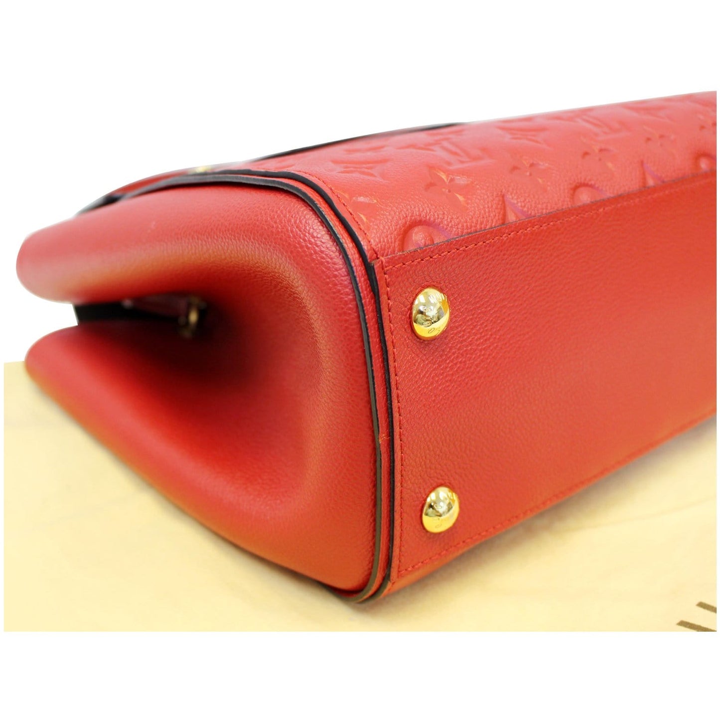 LOUIS VUITTON Trocadero Monogram Empreinte Leather Shoulder Bag Cerise