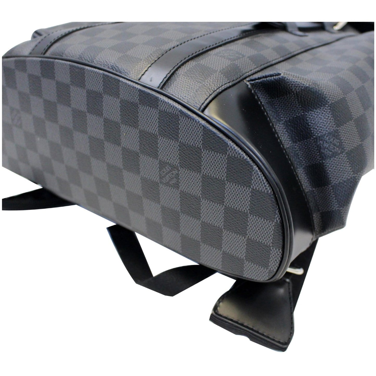 LOUIS VUITTON Christopher PM Damier Graphite Backpack Bag Black