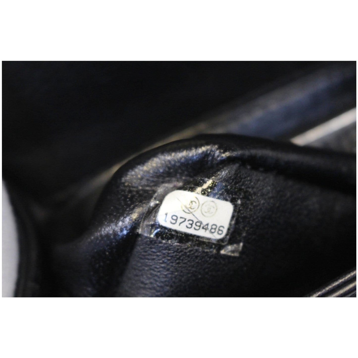 CHANEL Mini Boy Galuchat Stingray Flap Bag Black Silver