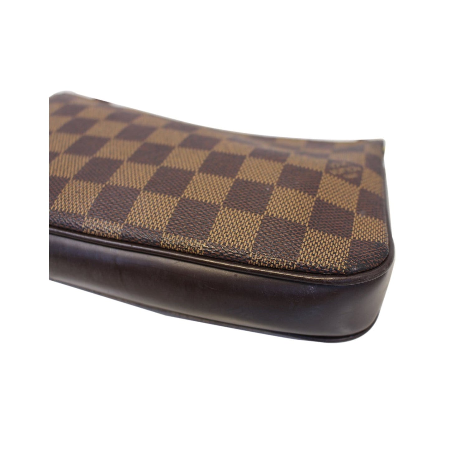 LOUIS VUITTON Damier Ebene Navona Pouch Handbag