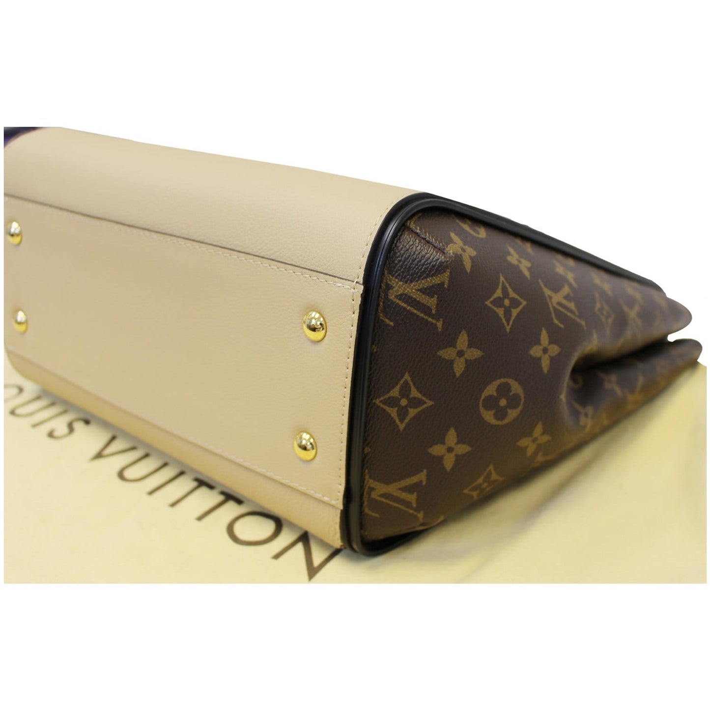 LOUIS VUITTON Kimono Monogram Calfskin Tote Bag Dune