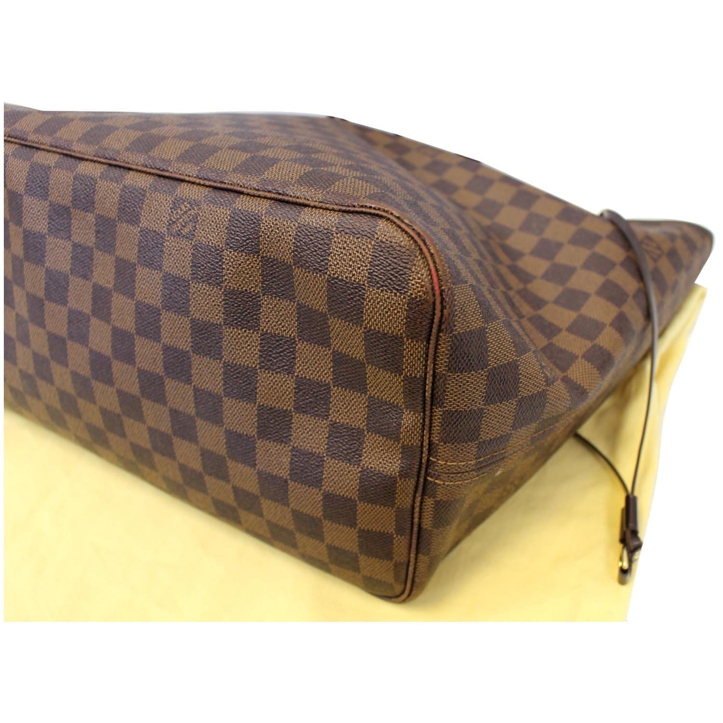 LOUIS VUITTON Neverfull GM Damier Ebene Brown Tote Shoulder Bag