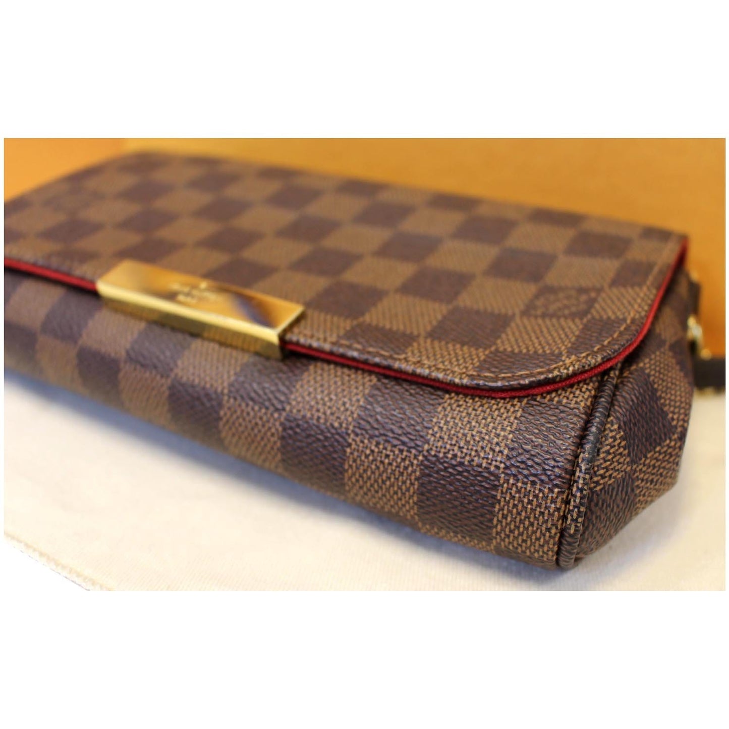 LOUIS VUITTON Favorite PM Damier Ebene Shoulder Crossbody Bag