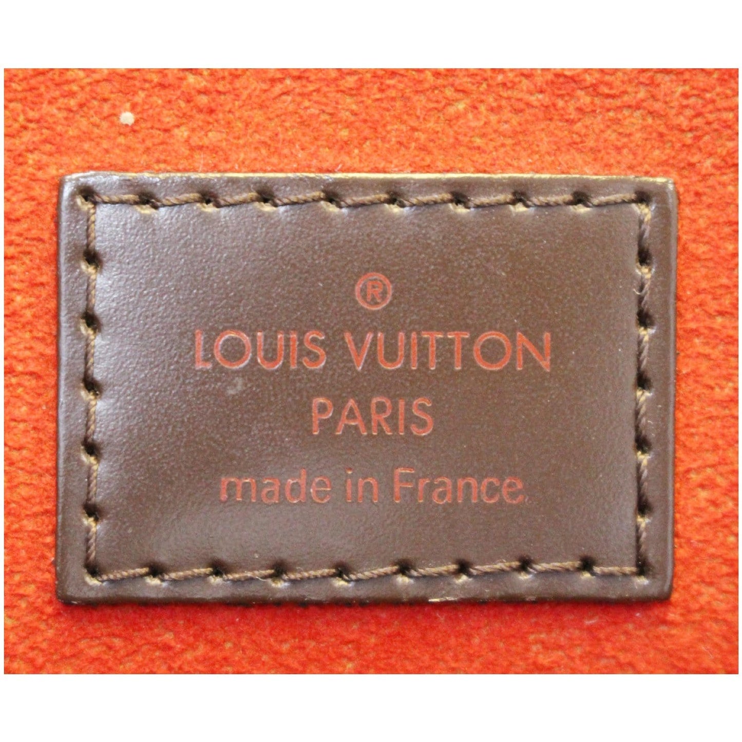 LOUIS VUITTON Bergamo PM Damier Ebene Shoulder Bag Brown