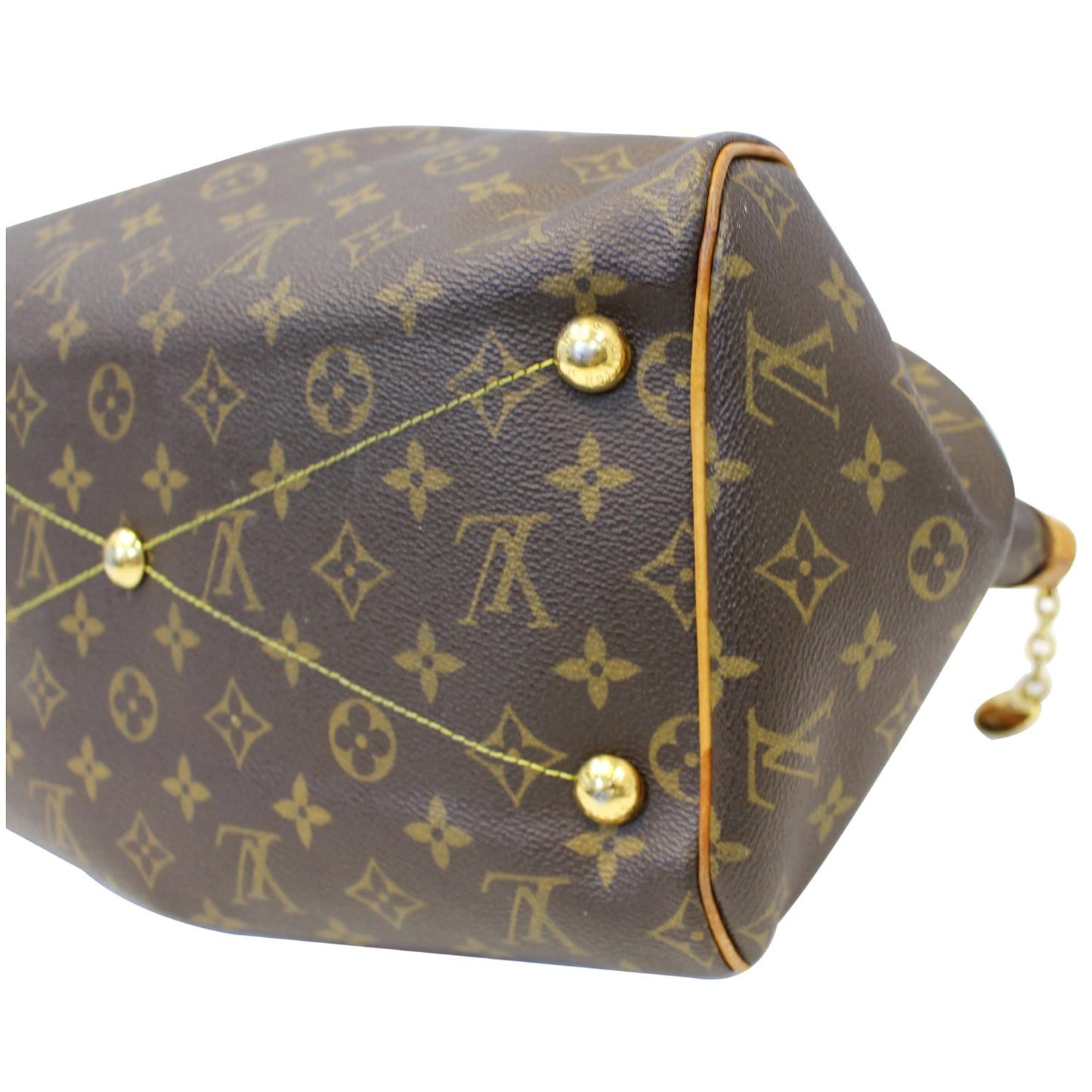 LOUIS VUITTON Tivoli GM Monogram Canvas Brown Shoulder Bag Brown
