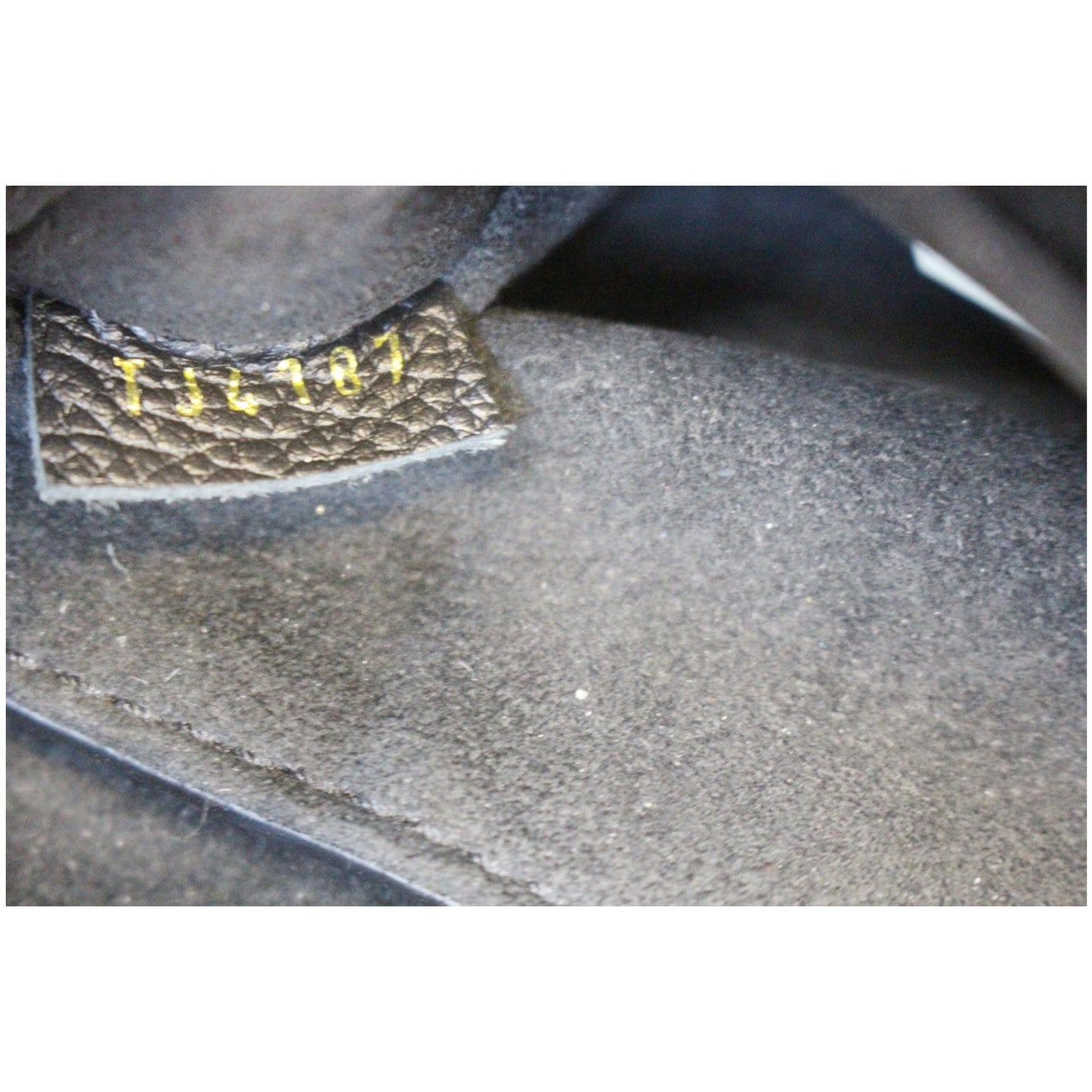 LOUIS VUITTON Saint Sulpice PM Empreinte Leather Crossbody Bag Noir