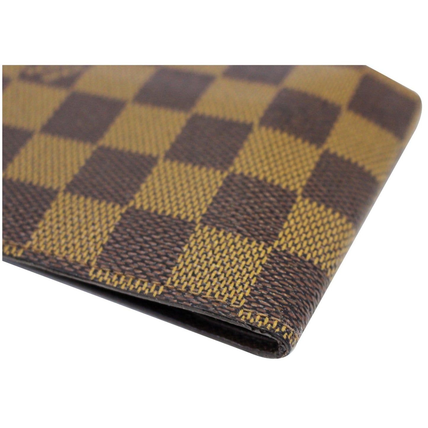 LOUIS VUITTON Multiple Damier Ebene Wallet Brown