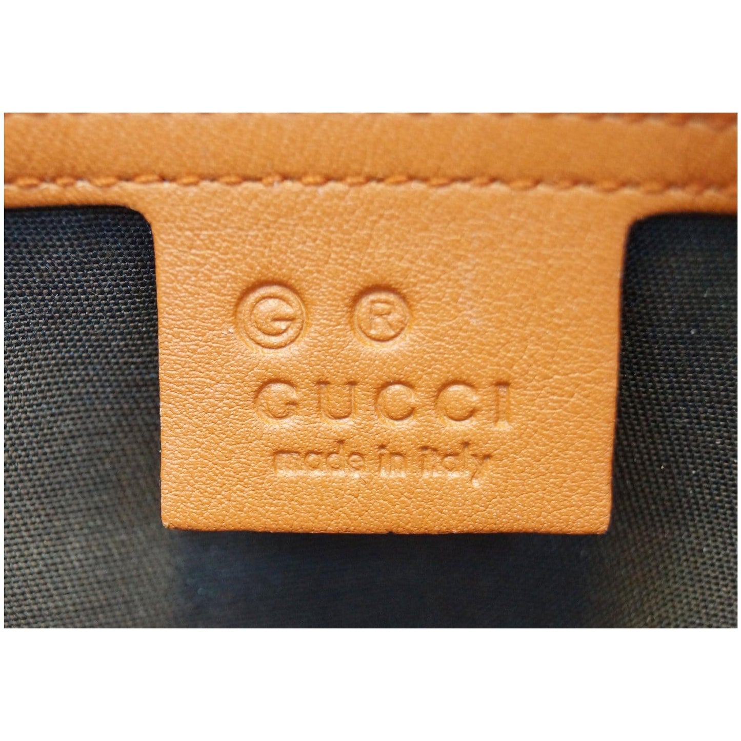 GUCCI Medium Joy Guccissima Leather Boston Bag Orange 265697