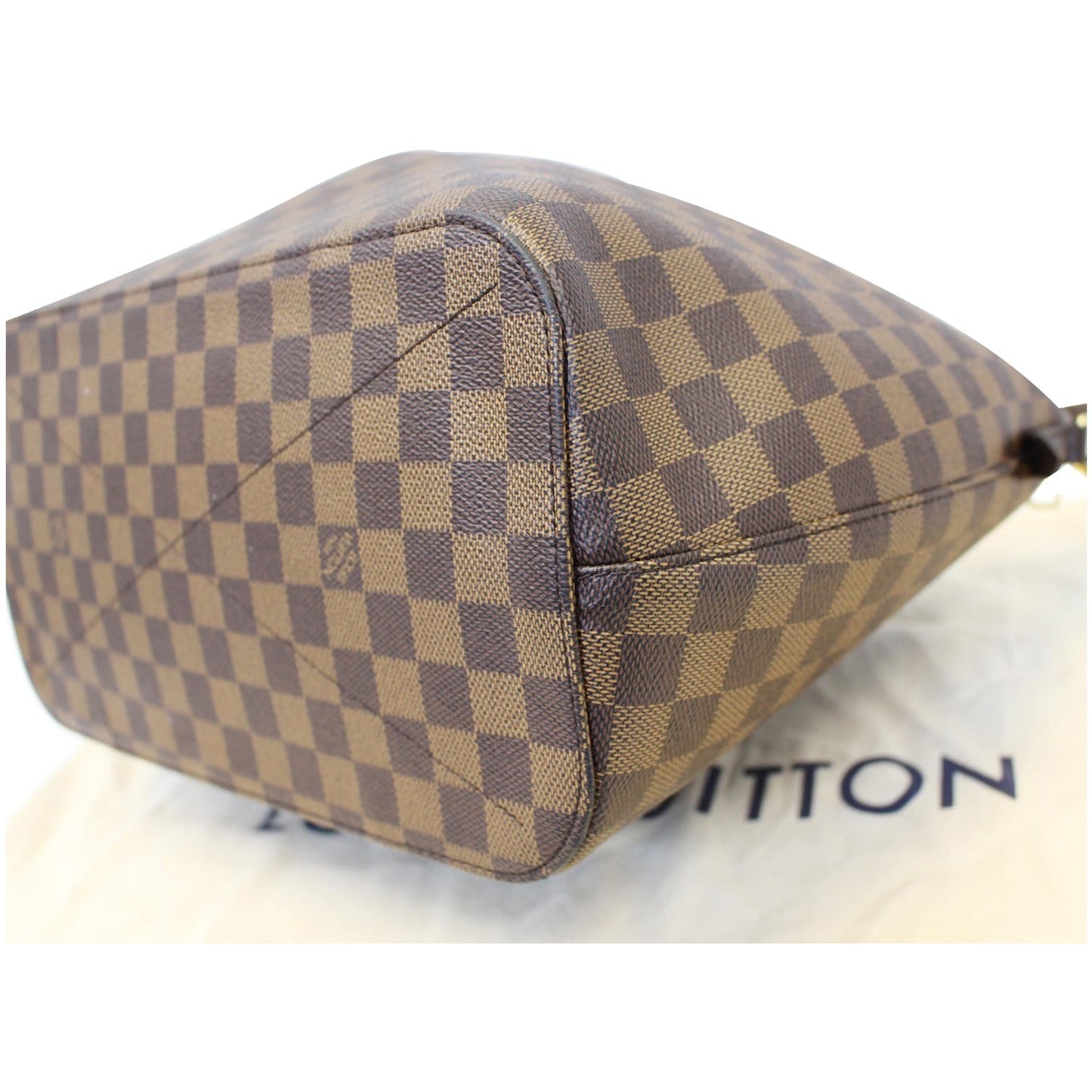 LOUIS VUITTON Siena GM Damier Ebene Shoulder Bag Brown