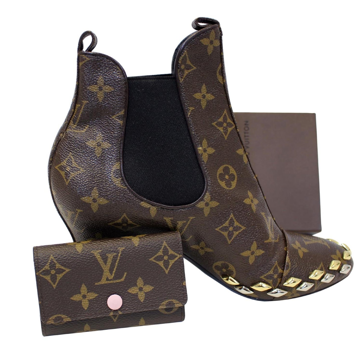 LOUIS VUITTON Monogram Canvas 6 Key Holder Rose Ballerine