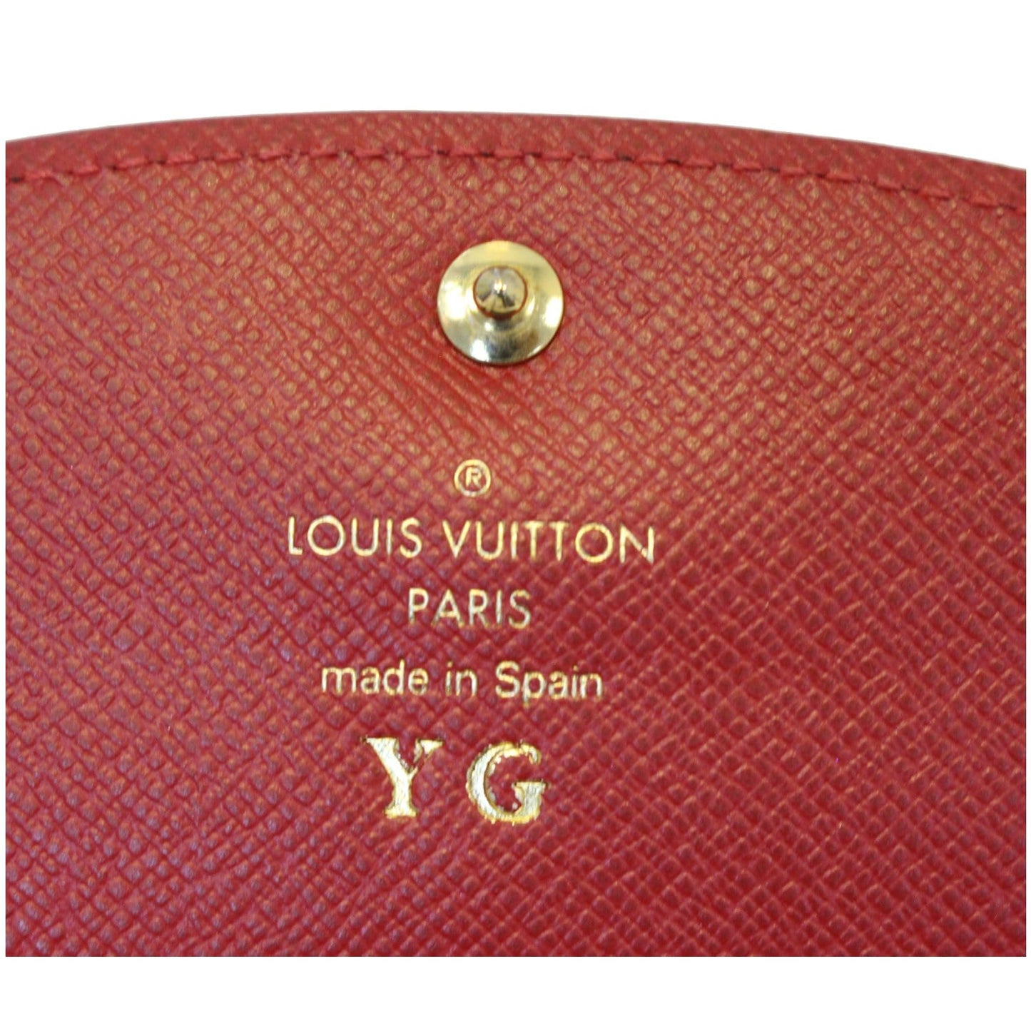 LOUIS VUITTON Caissa Damier Ebene Wallet Brown