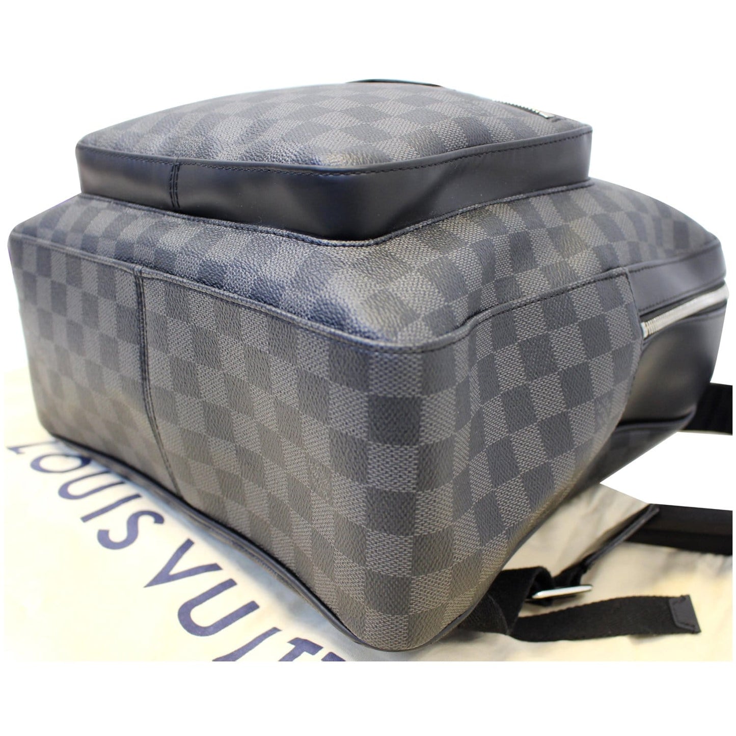 LOUIS VUITTON Josh Damier Graphite Backpack Bag Black