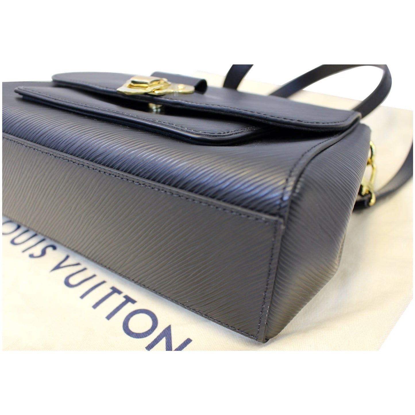 LOUIS VUITTON Boccador Epi Leather Black Shoulder Crossbody Bag