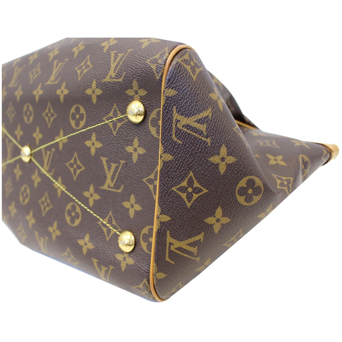 LOUIS VUITTON Tivoli GM Monogram Canvas Brown Shoulder Bag Brown