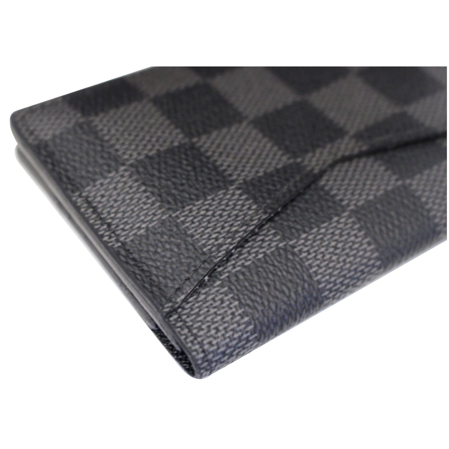 LOUIS VUITTON Pocket Organizer Damier Graphite Card Case Black