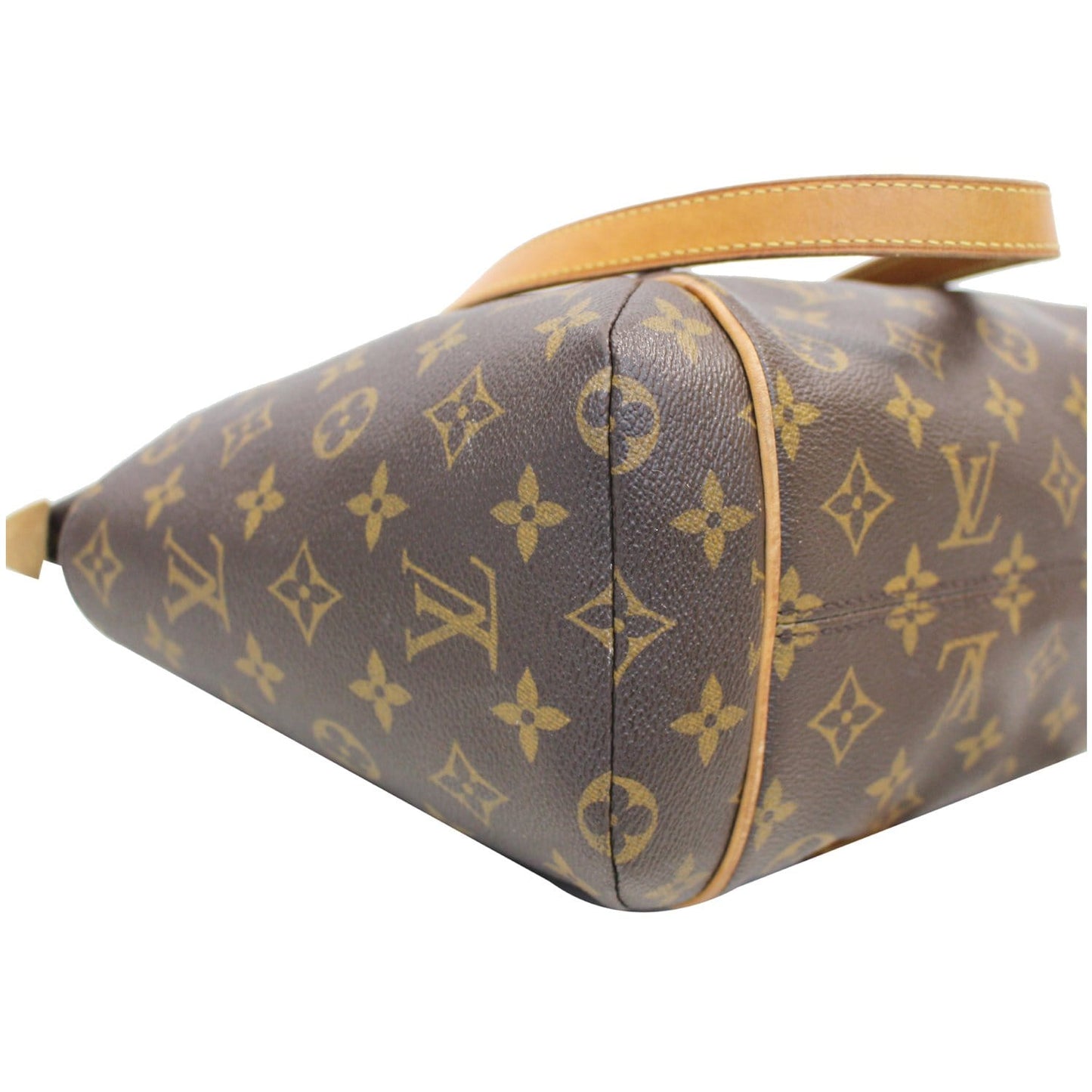 LOUIS VUITTON Totally PM Monogram Canvas Shoulder Tote Bag Brown