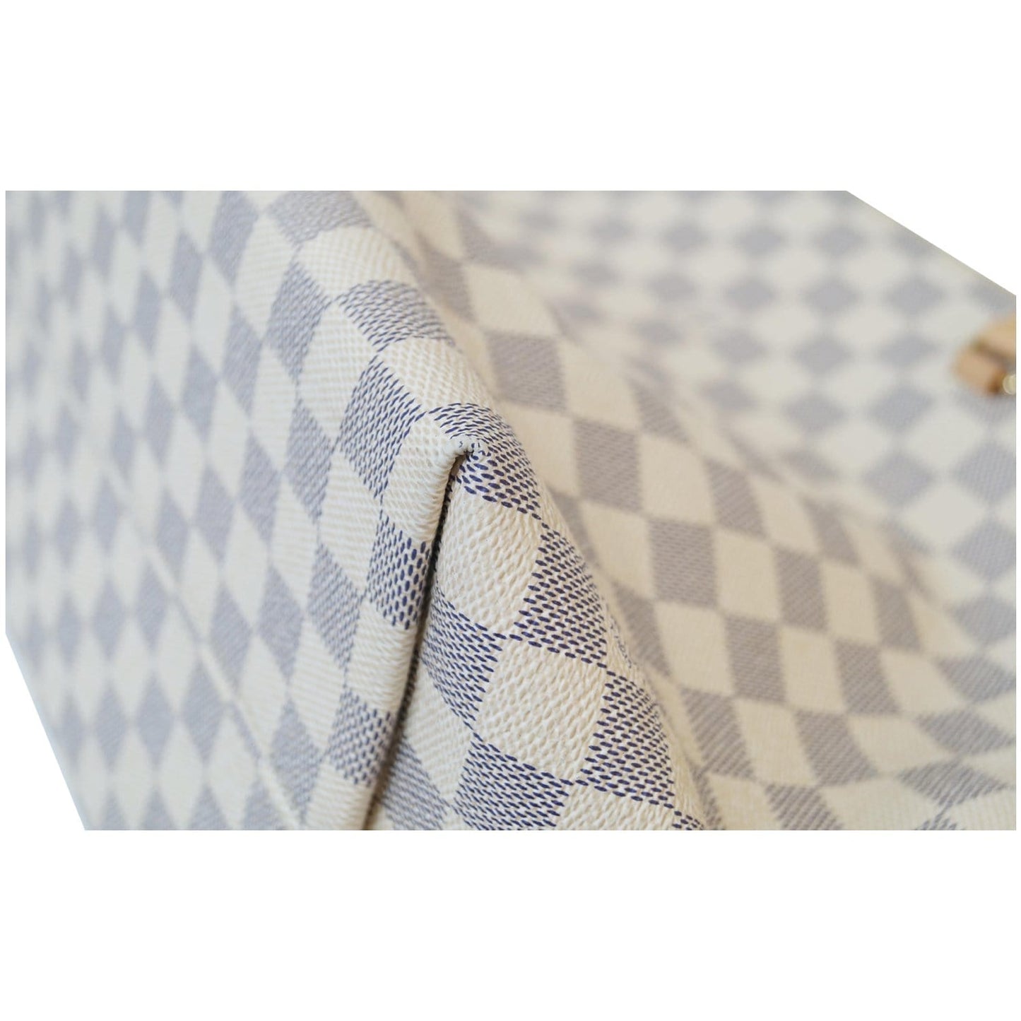 LOUIS VUITTON Iena MM Damier Azur Shoulder Bag White
