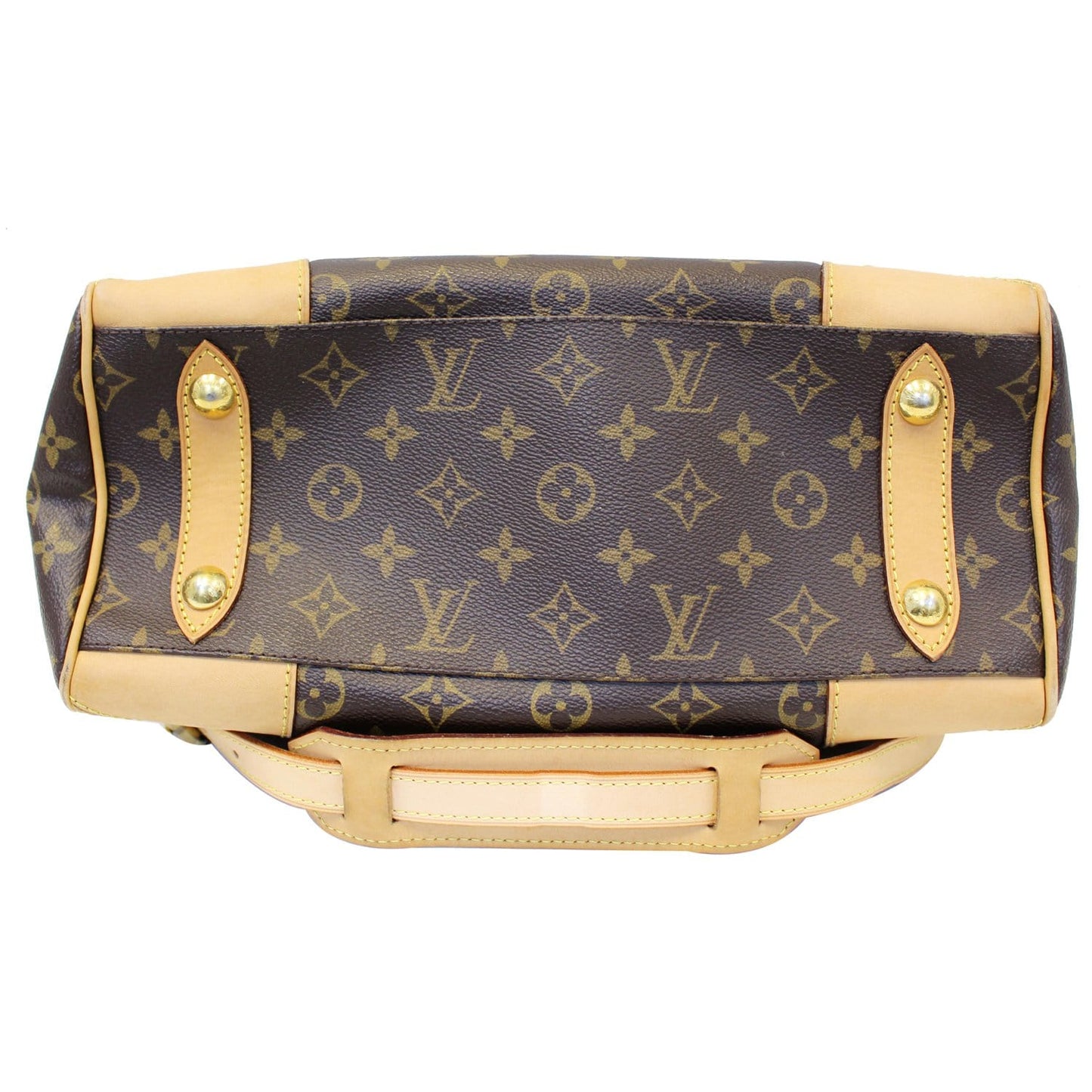 LOUIS VUITTON Retiro PM Monogram Canvas Shoulder Bag Brown
