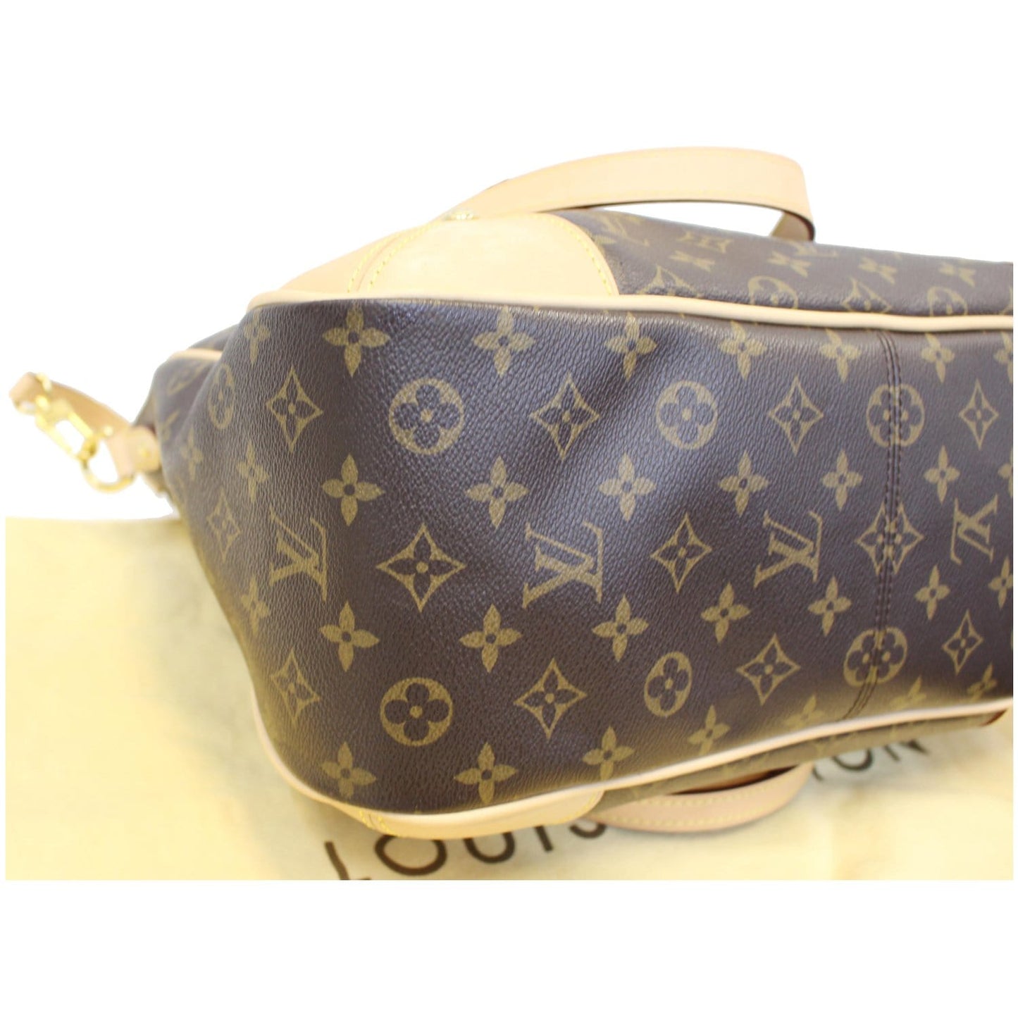 LOUIS VUITTON Estrela MM Monogram Canvas Shoulder Bag Brown