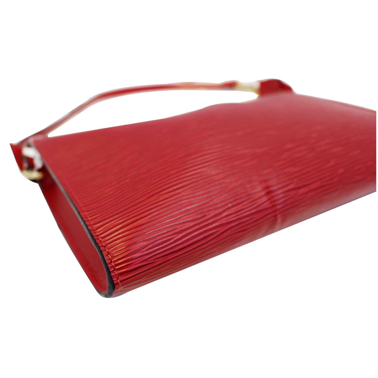 LOUIS VUITTON Epi Leather Red Pochette Accessoires Pouch