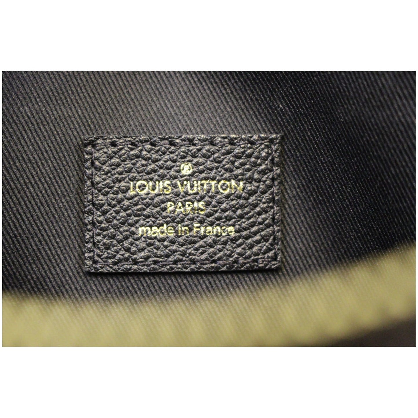 LOUIS VUITTON Tournelle PM Monogram Canvas Shoulder Handbag Black