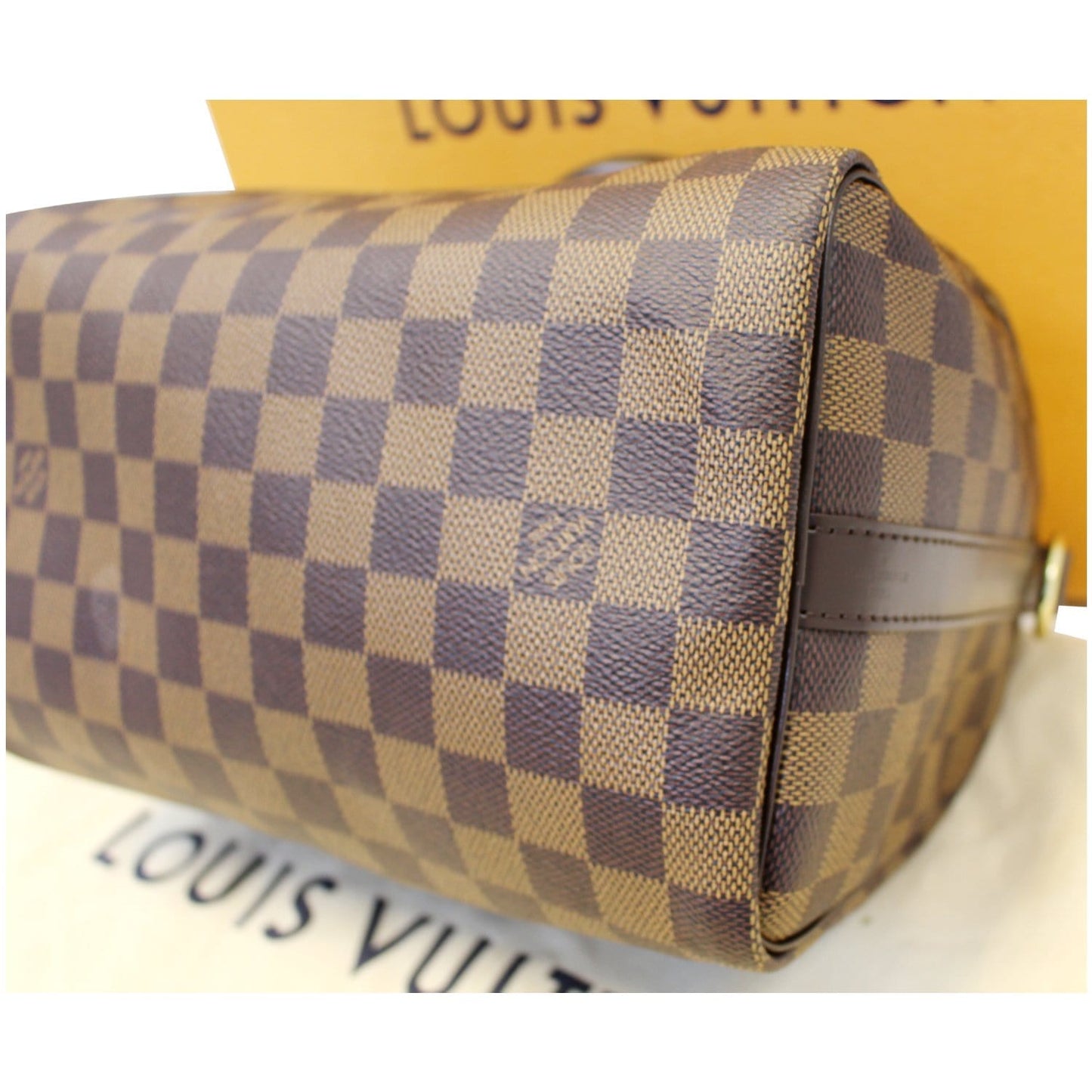 LOUIS VUITTON Speedy 25 Bandouliere Damier Ebene Shoulder Bag