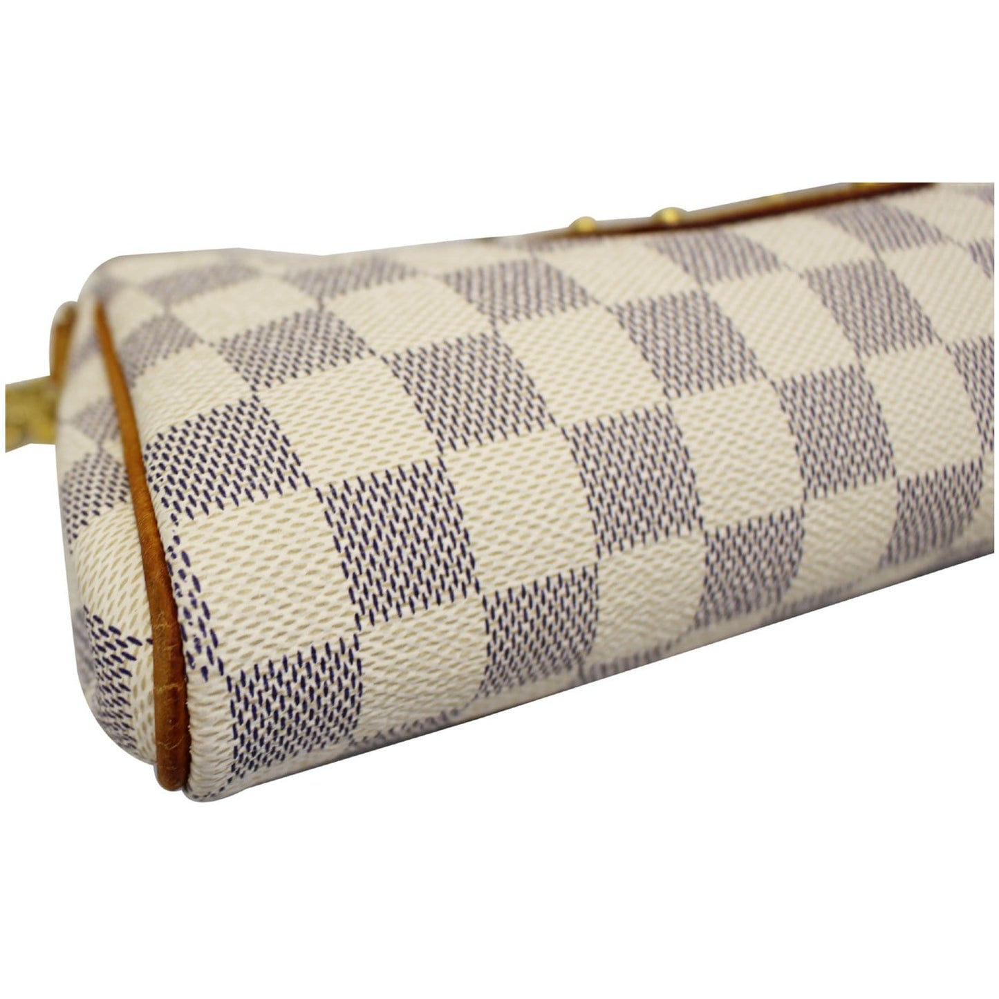 LOUIS VUITTON Damier Azur Eva Clutch Crossbody Bag