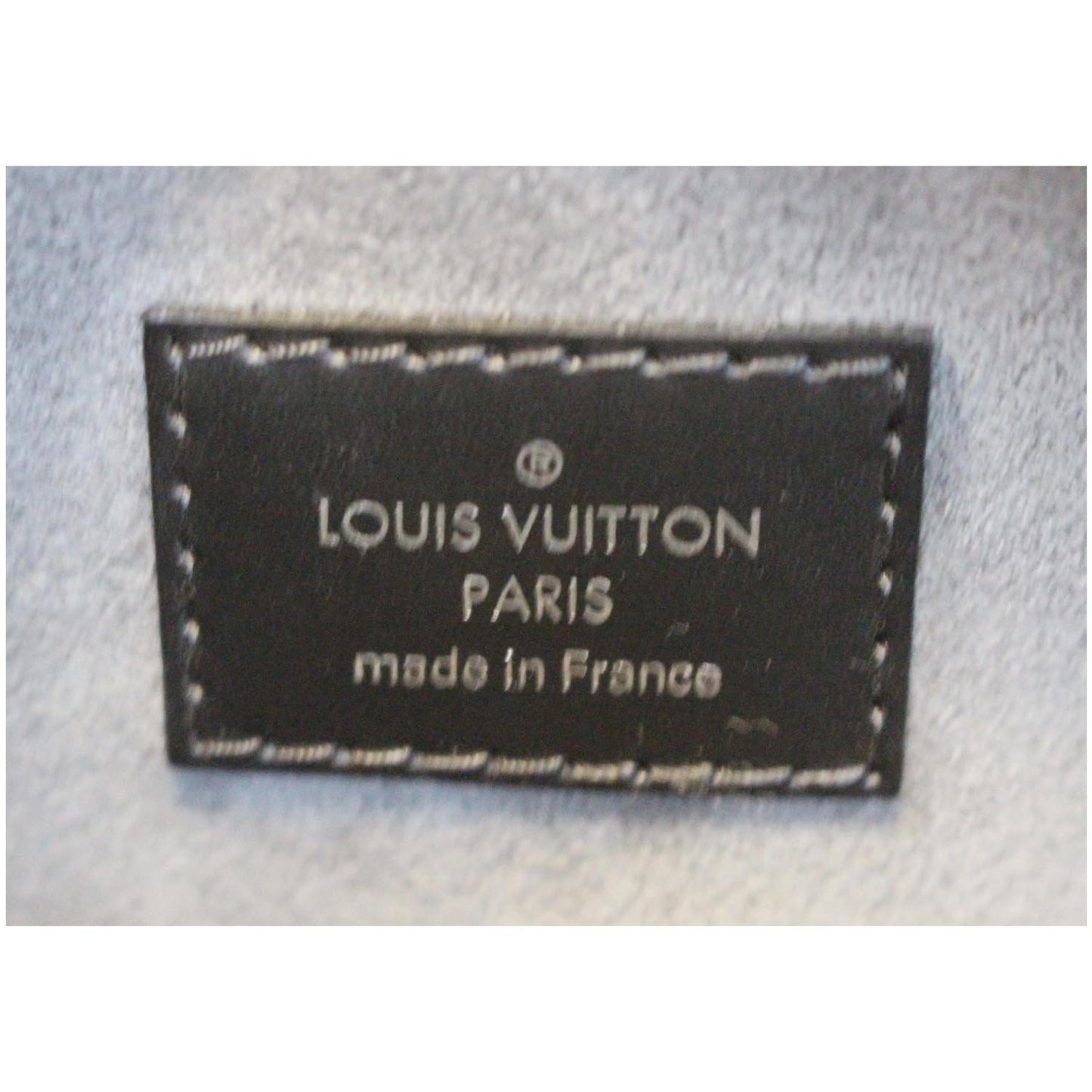 LOUIS VUITTON Pont Neuf PM Epi Leather Satchel Bag Black