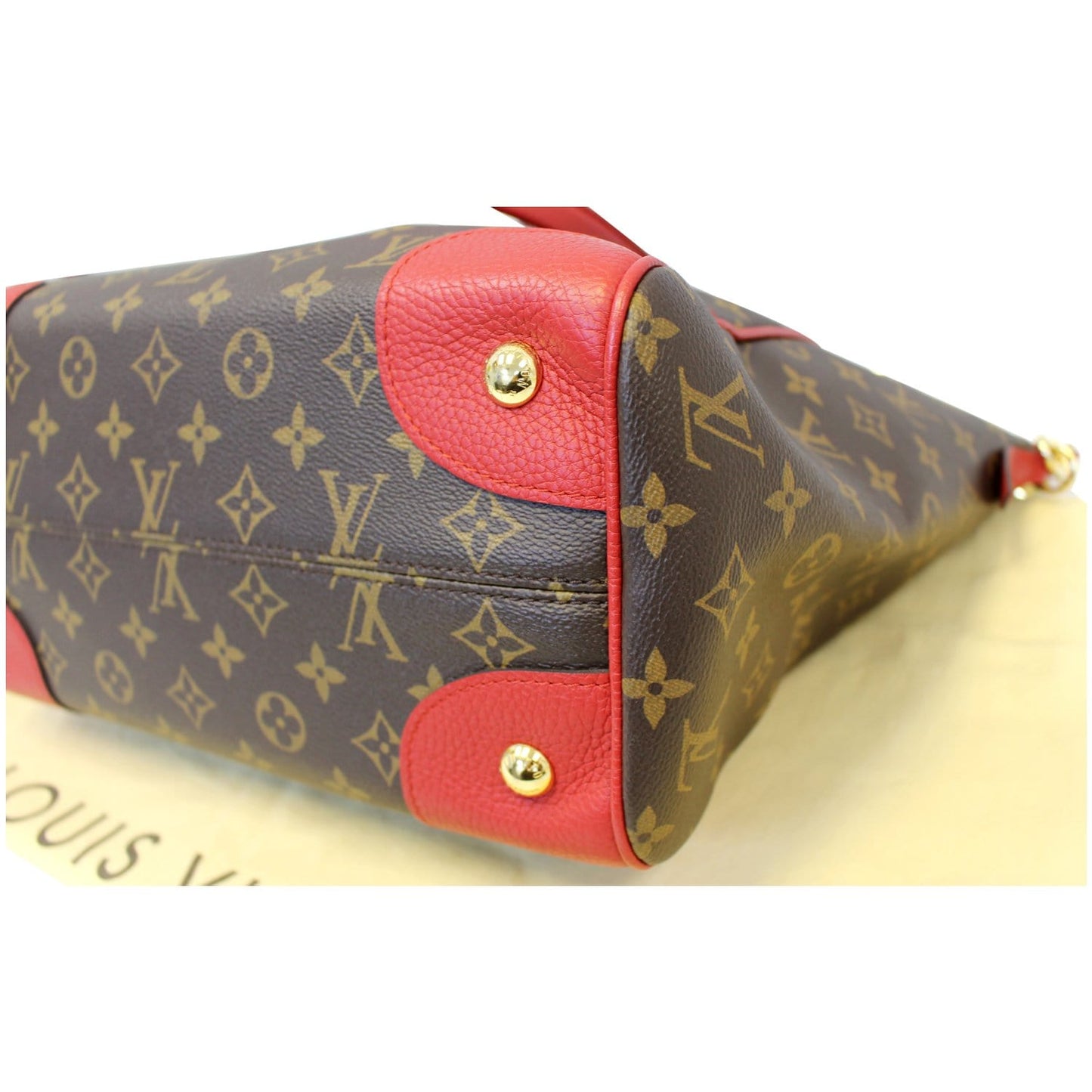 LOUIS VUITTON Estrela NM Monogram Canvas Shoulder Bag Cherry