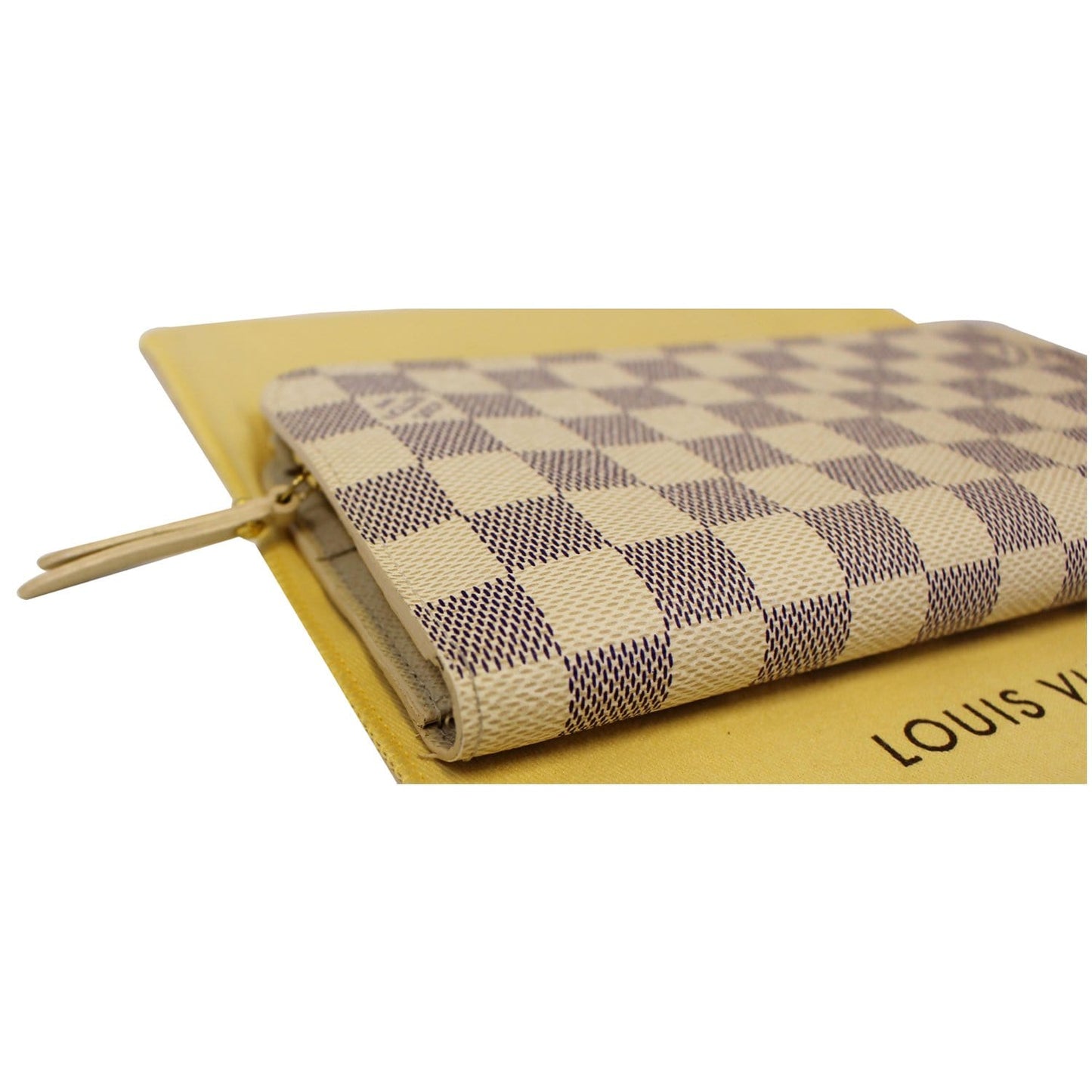 LOUIS VUITTON Insolite Damier Azur Wallet White