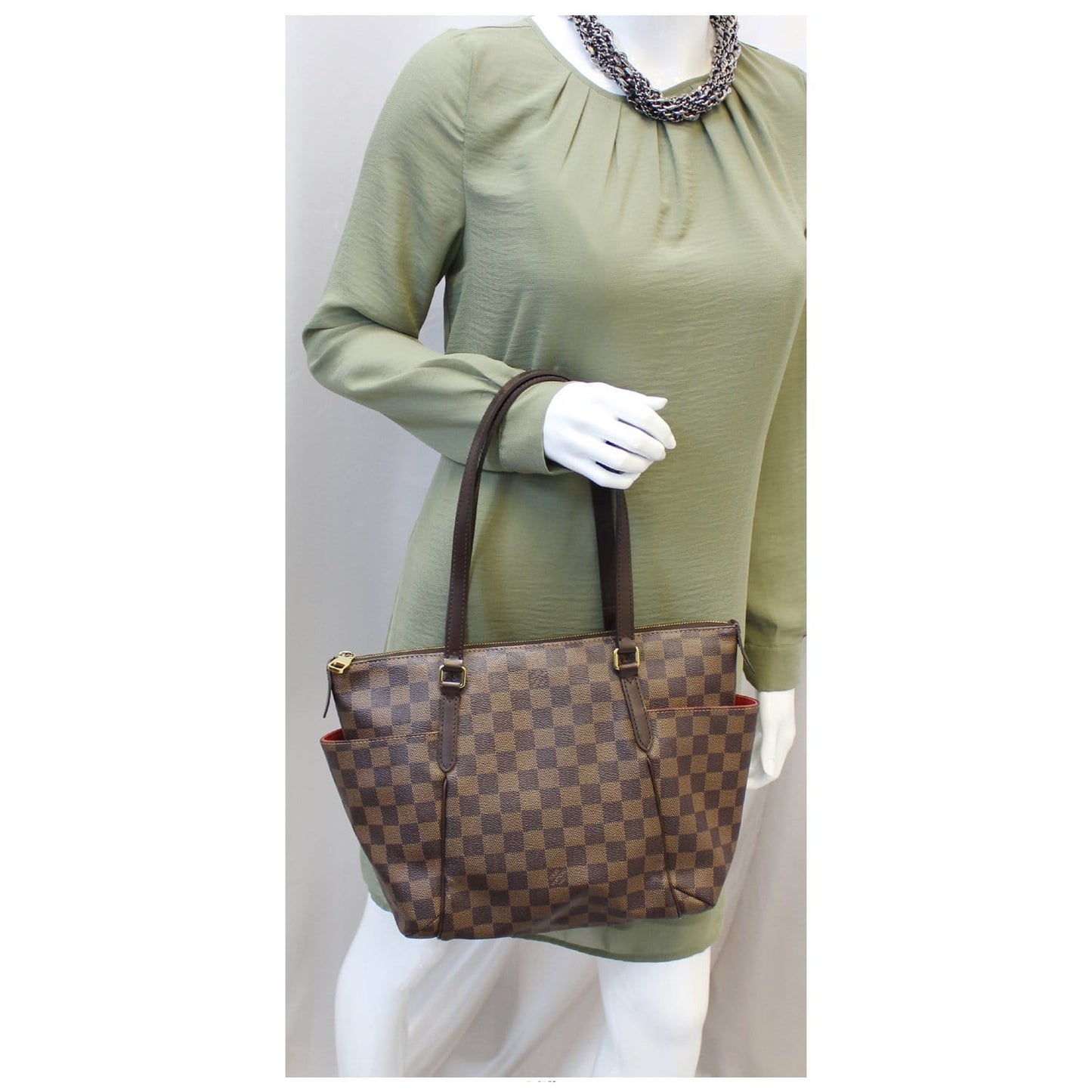 LOUIS VUITTON Totally PM Damier Ebene Shoulder Bag