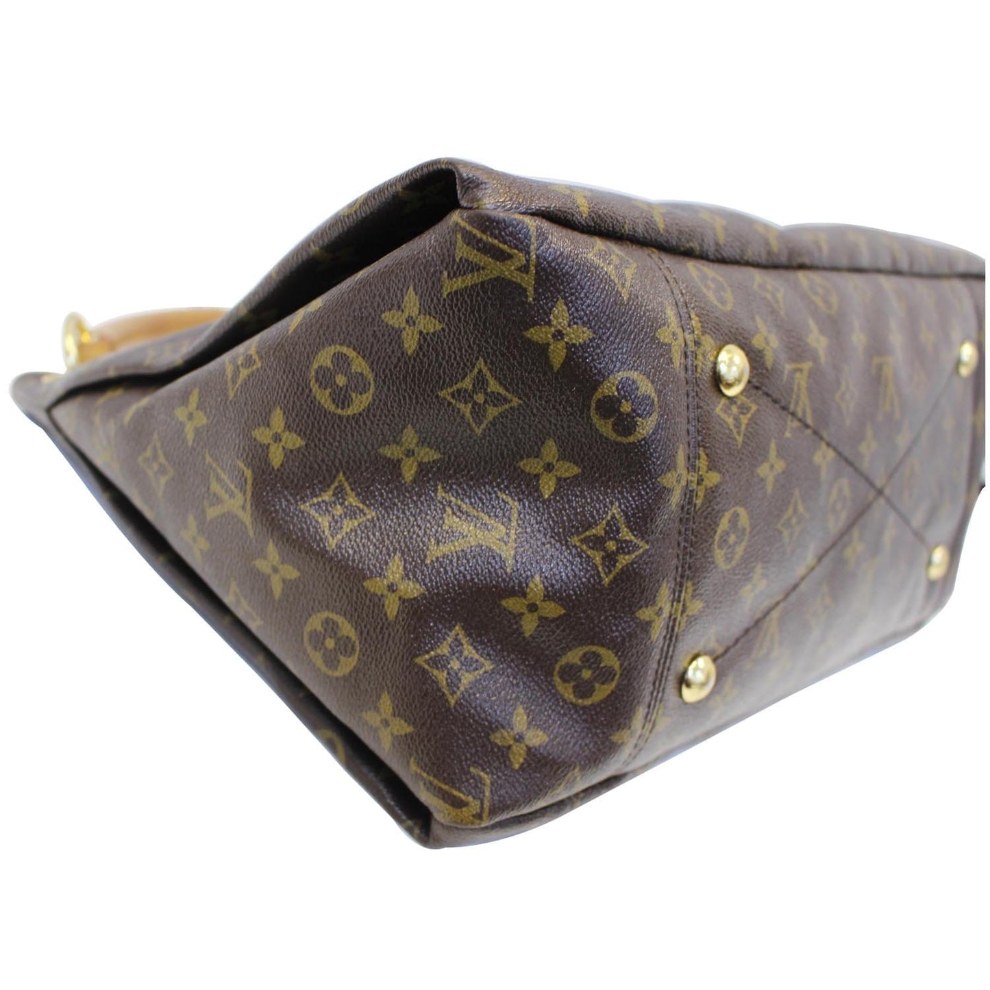 LOUIS VUITTON Artsy MM Monogram Canvas Hobo Shoulder Bag Brown
