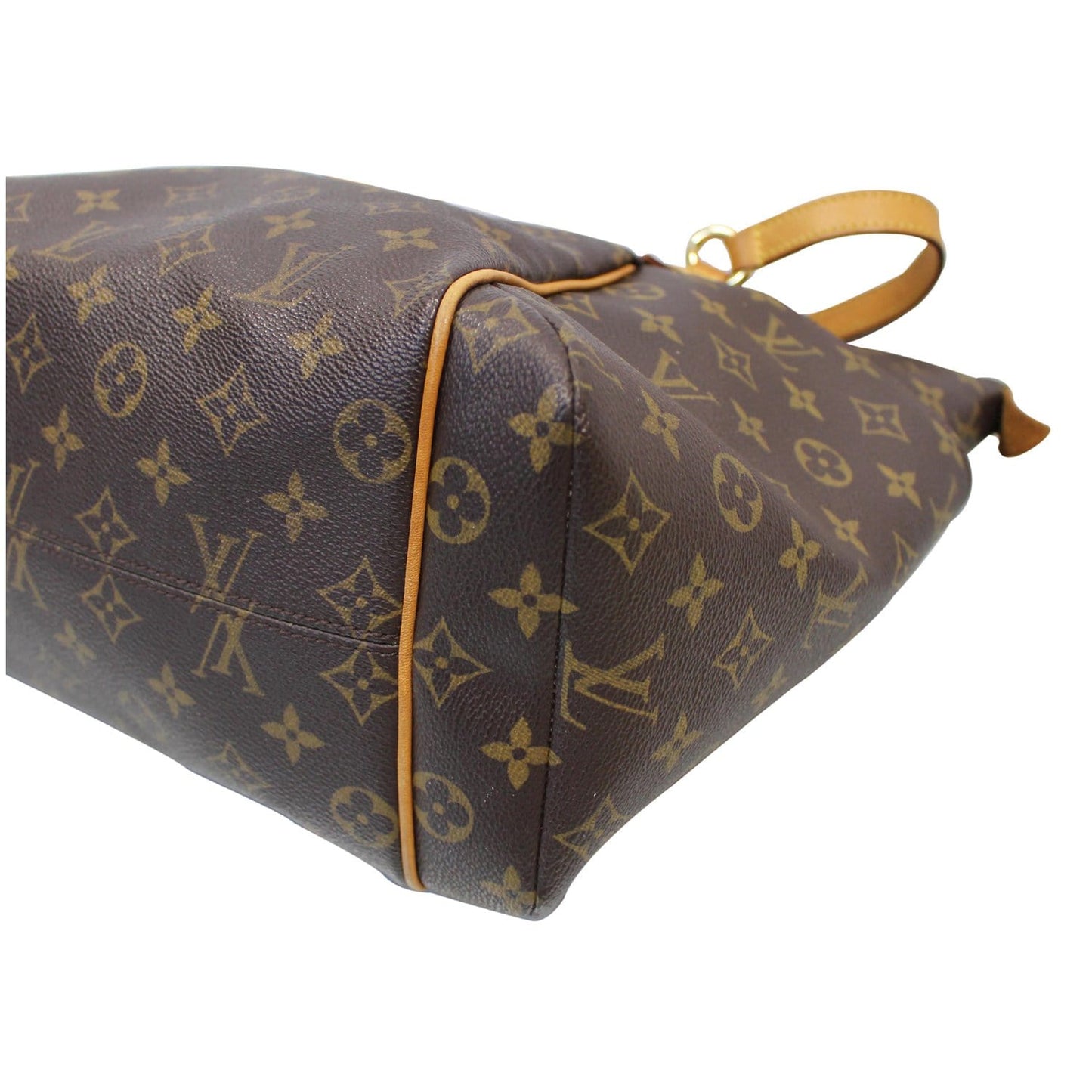 LOUIS VUITTON Totally MM Monogram Canvas Shoulder Bag Brown