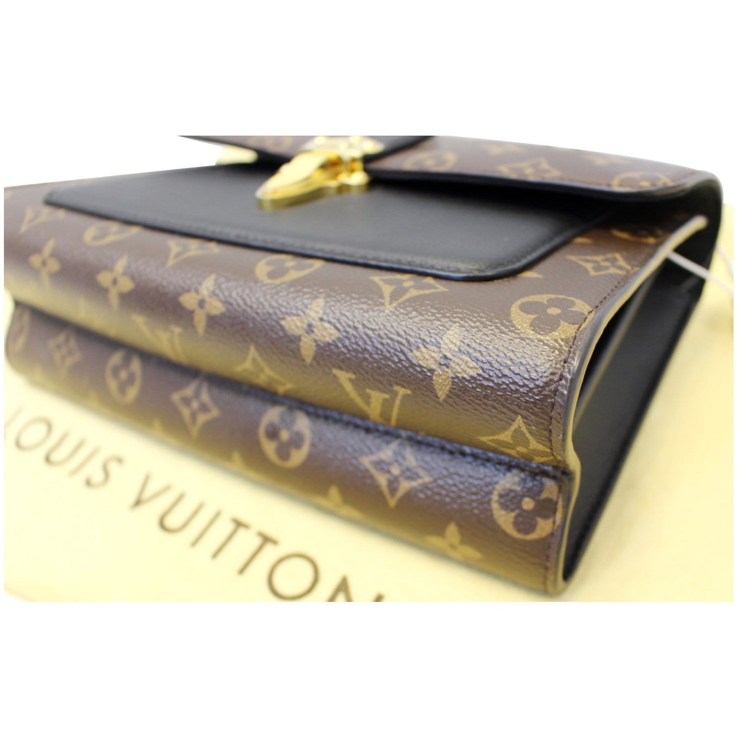 LOUIS VUITTON Victoire Monogram Canvas Shoulder Crossbody Bag Noir