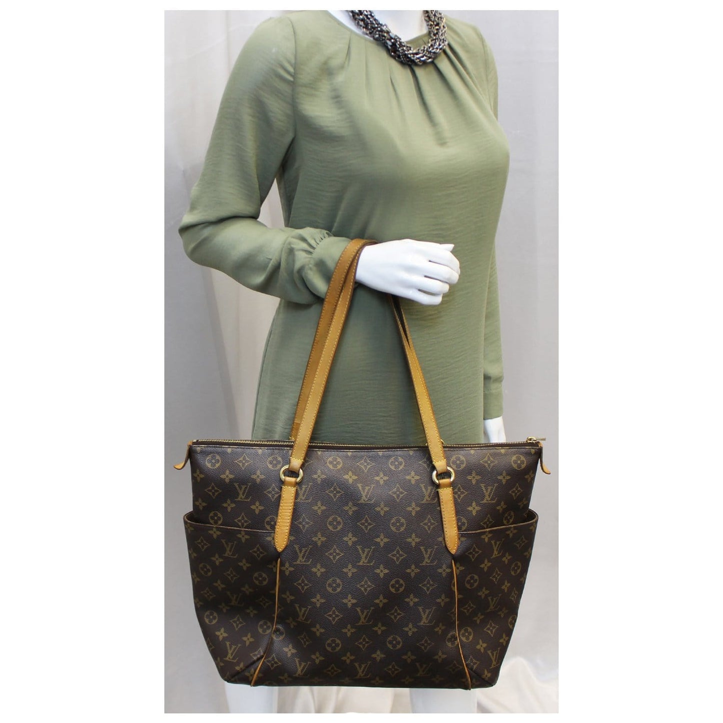 LOUIS VUITTON Monogram Canvas Totally GM Tote Shoulder Bag