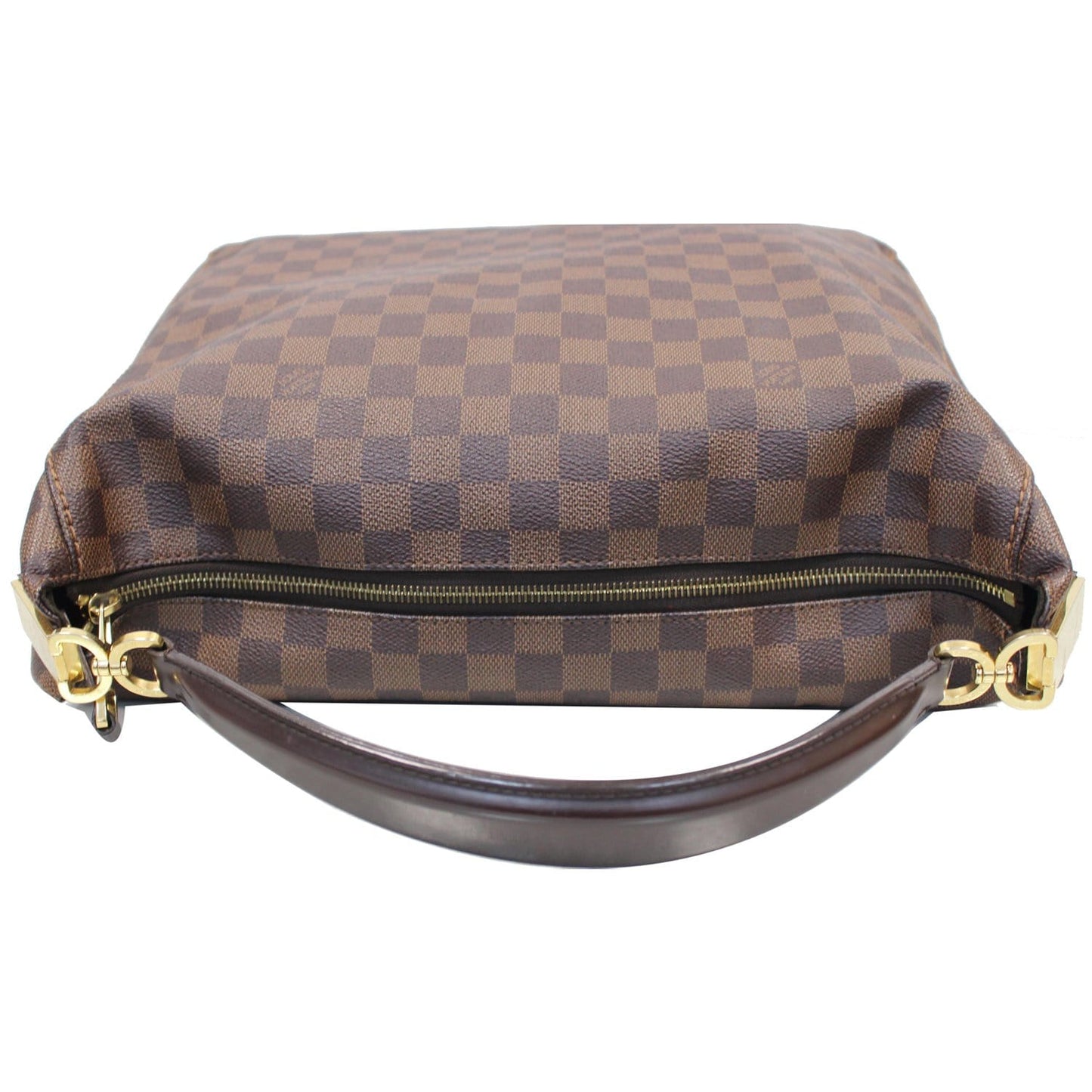 LOUIS VUITTON Portobello GM Damier Ebene Shoulder Bag Brown