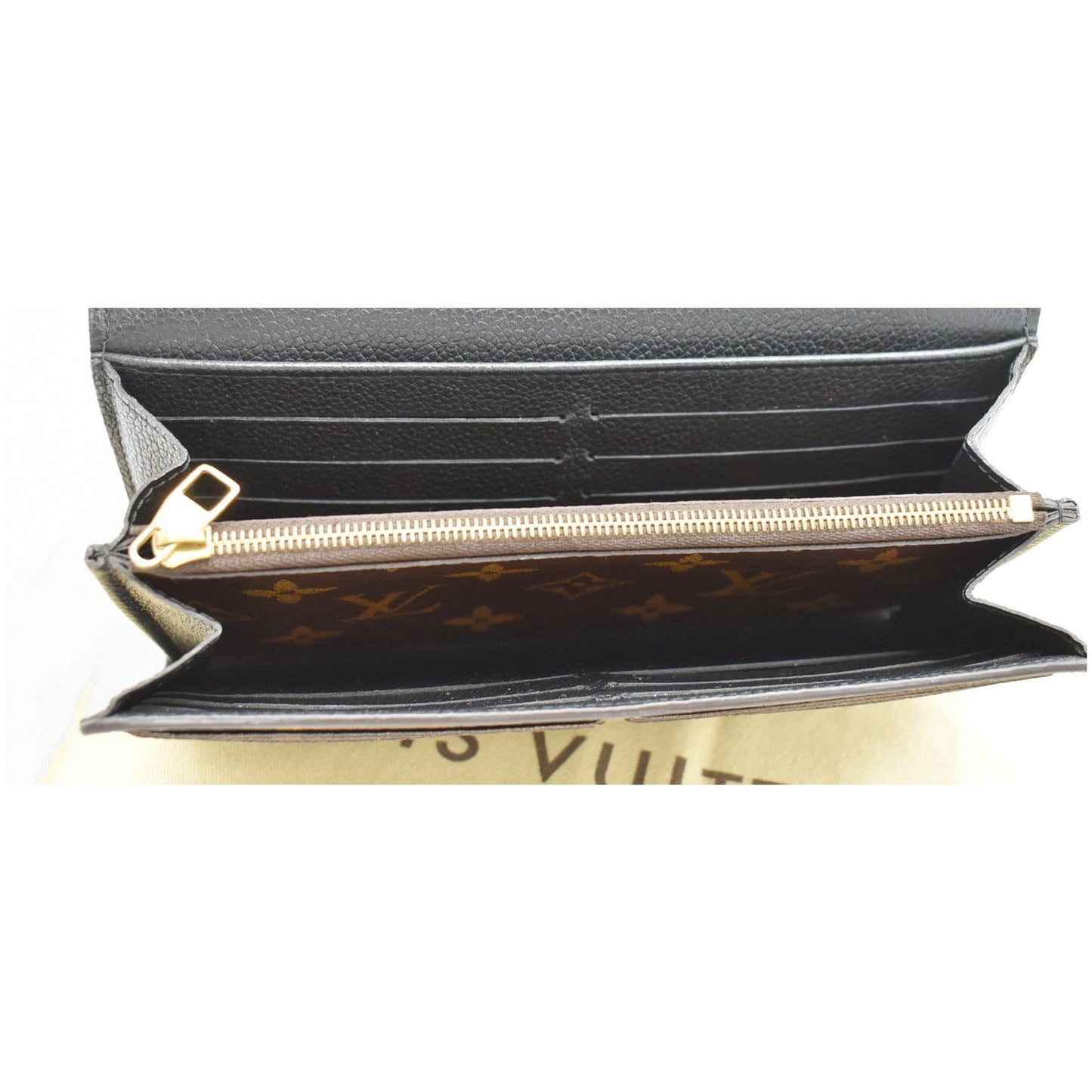 LOUIS VUITTON Venus Monogram Canvas Wallet Brown