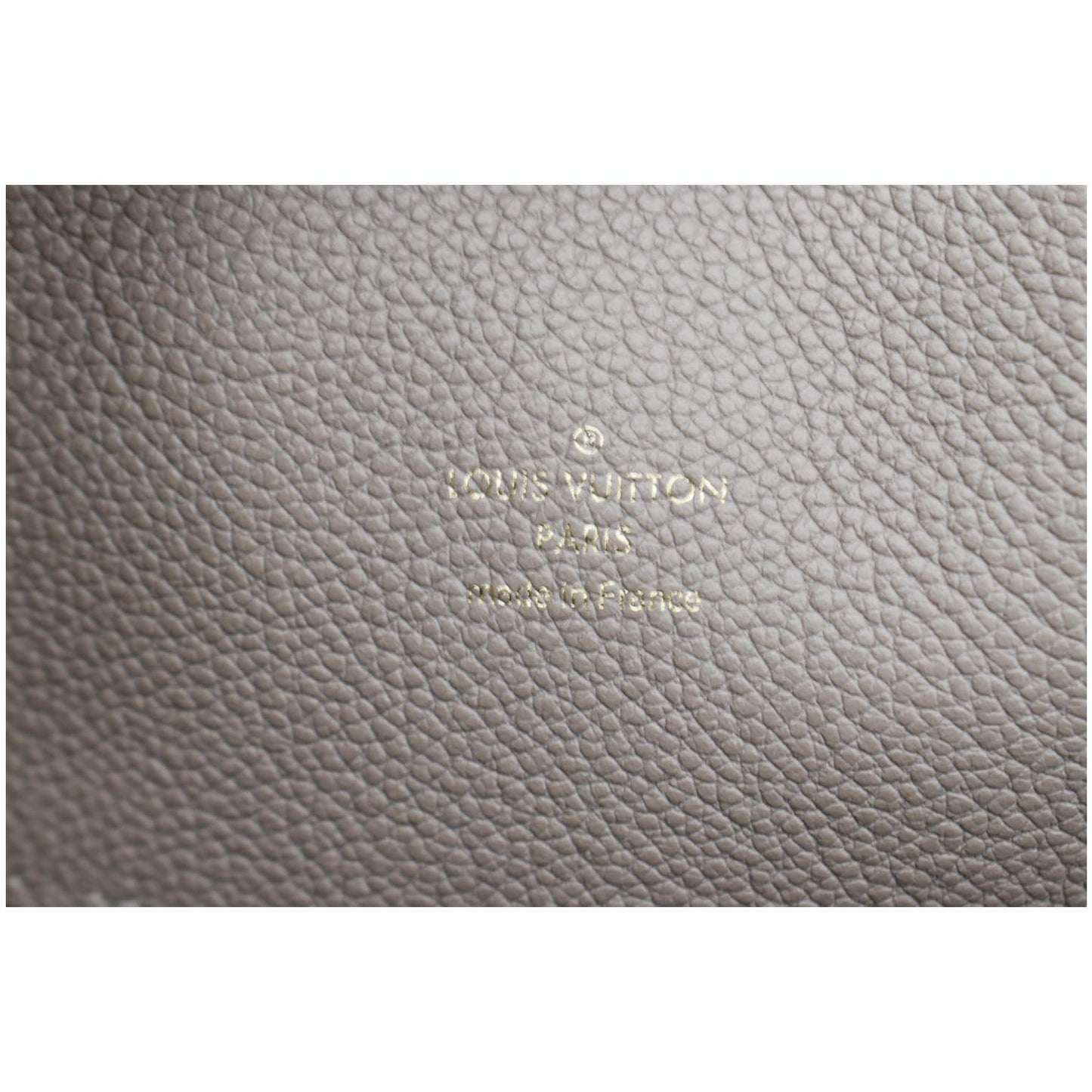 LOUIS VUITTON Melie Empreinte Leather Hobo Bag Taupe Glace