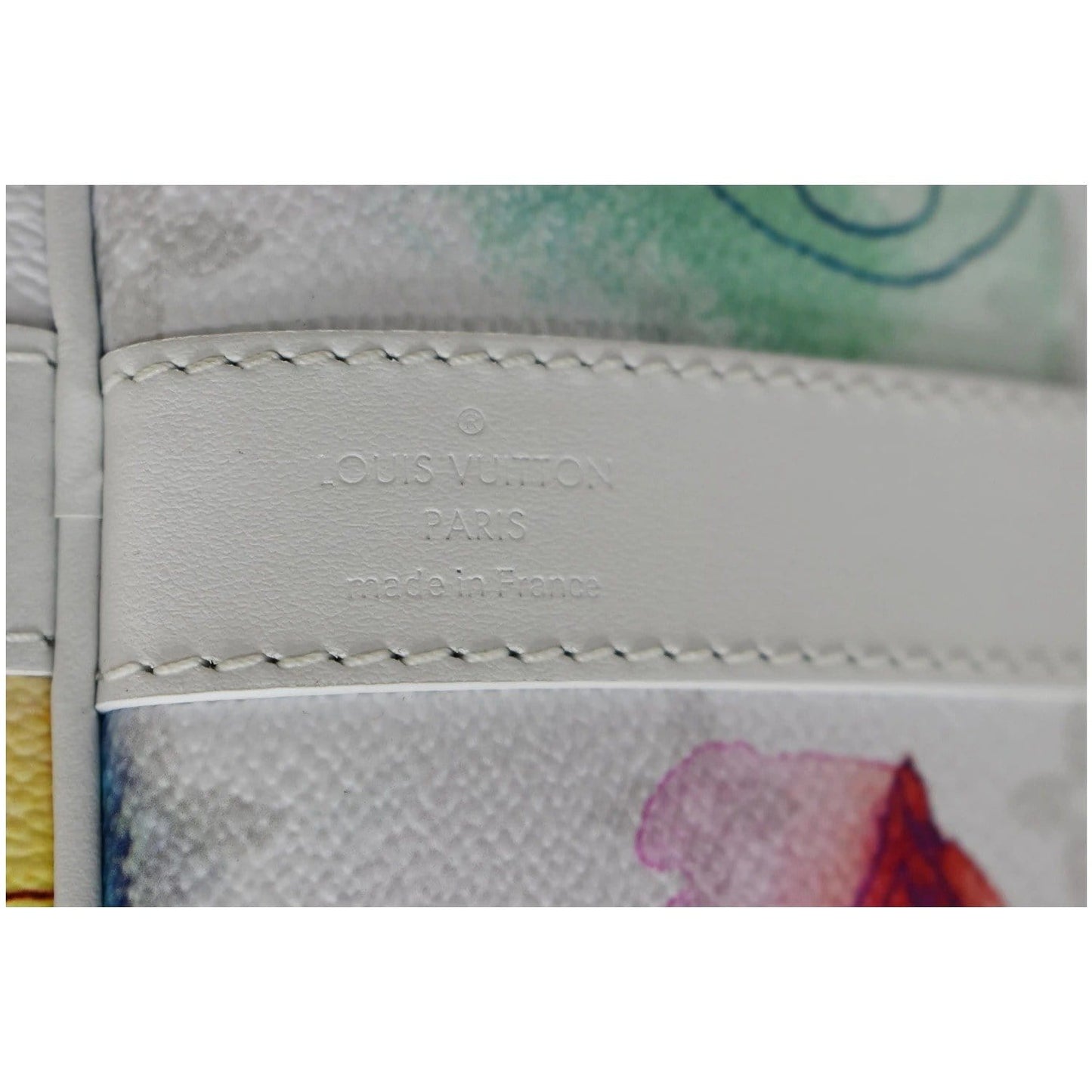 LOUIS VUITTON Watercolor Keepall 50 Bandouliere Monogram Travel Bag Multi