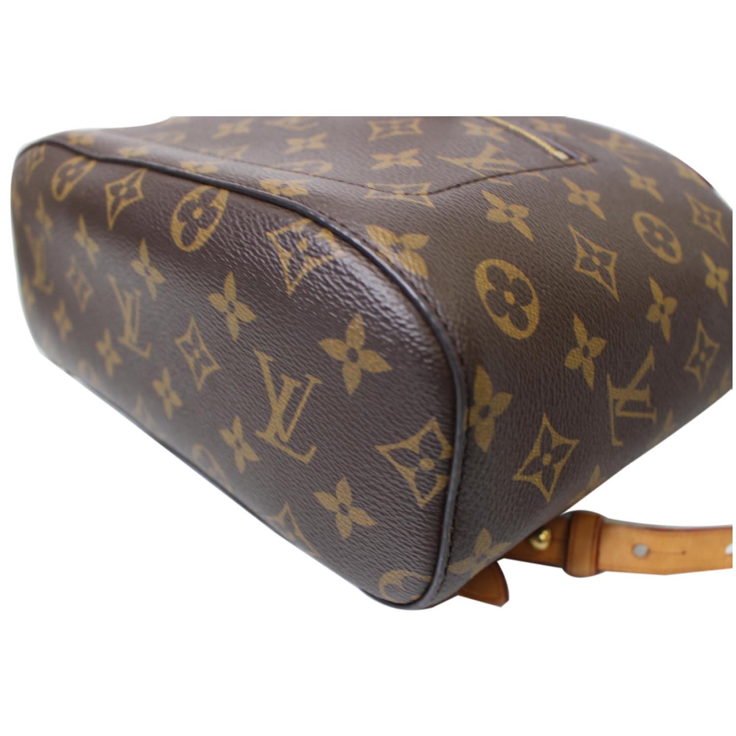 LOUIS VUITTON Montsouris NM Monogram Canvas Backpack Bag Brown