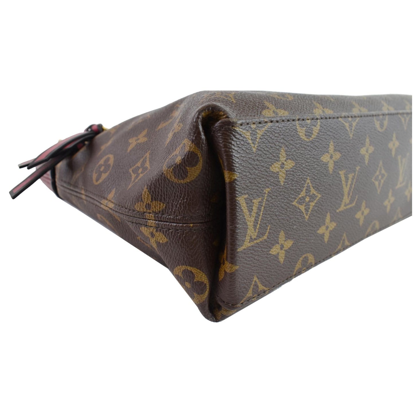 LOUIS VUITTON Tuileries Besace Monogram Canvas Shoulder Bag Rose Bruyere