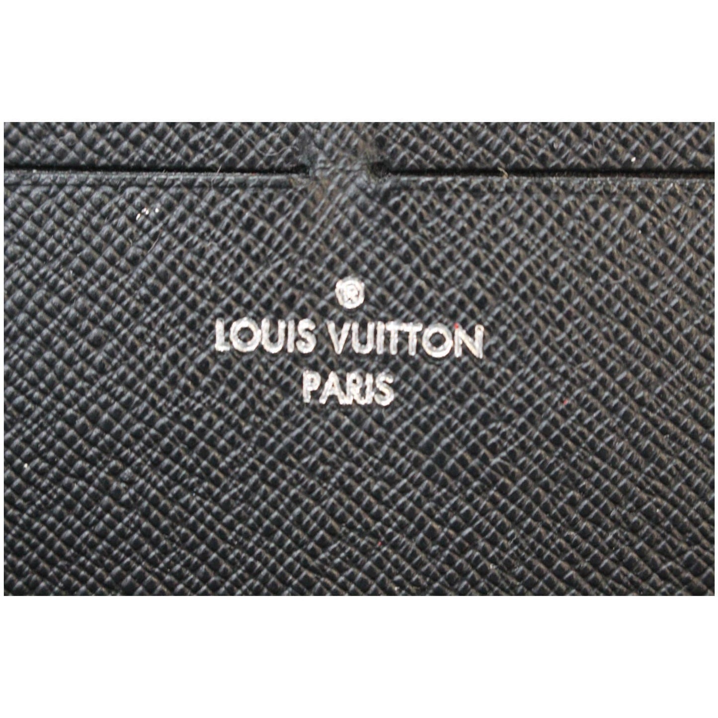LOUIS VUITTON Zippy Organizer Damier Graphite Wallet Black