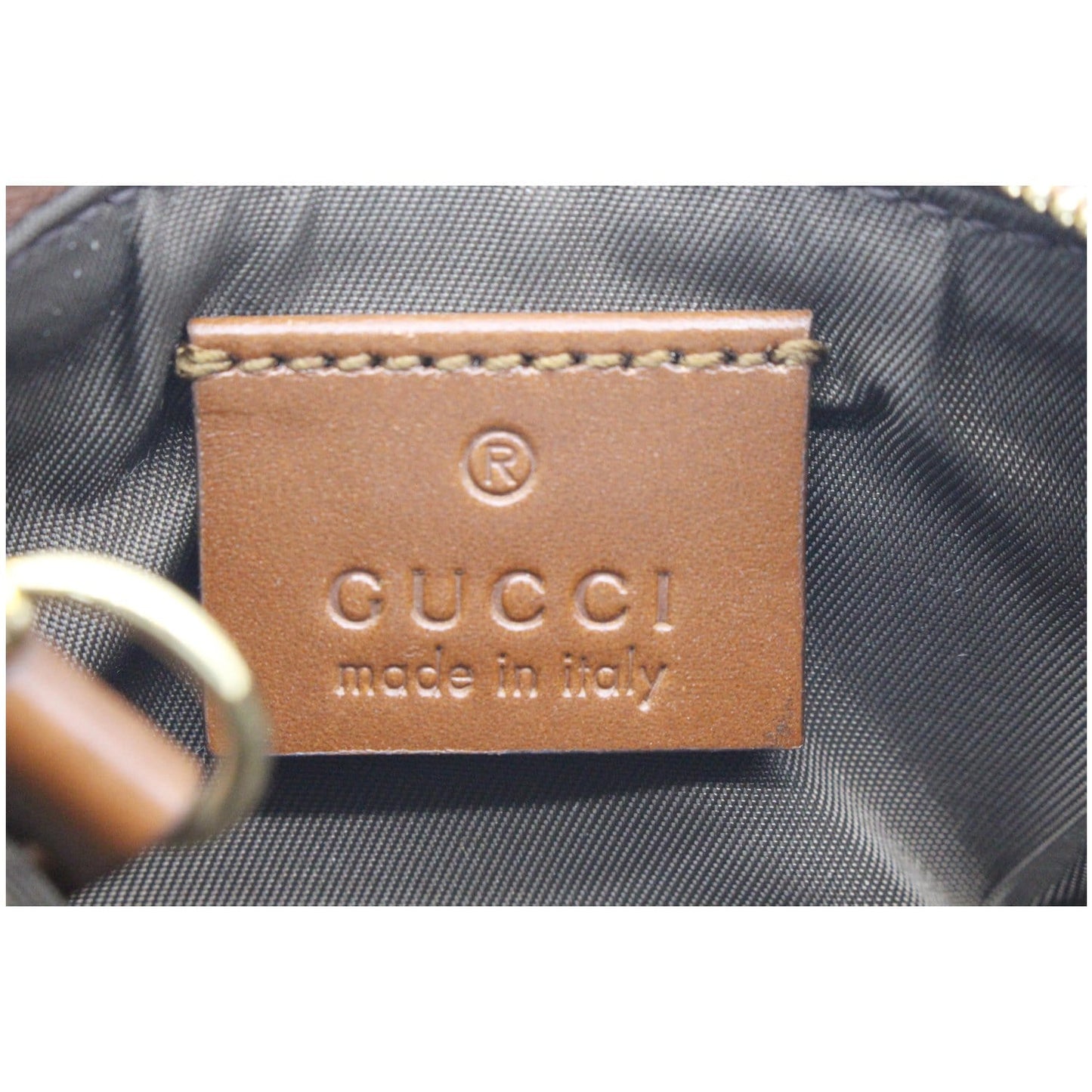 GUCCI GG Supreme Monogram Key Case Beige 447964