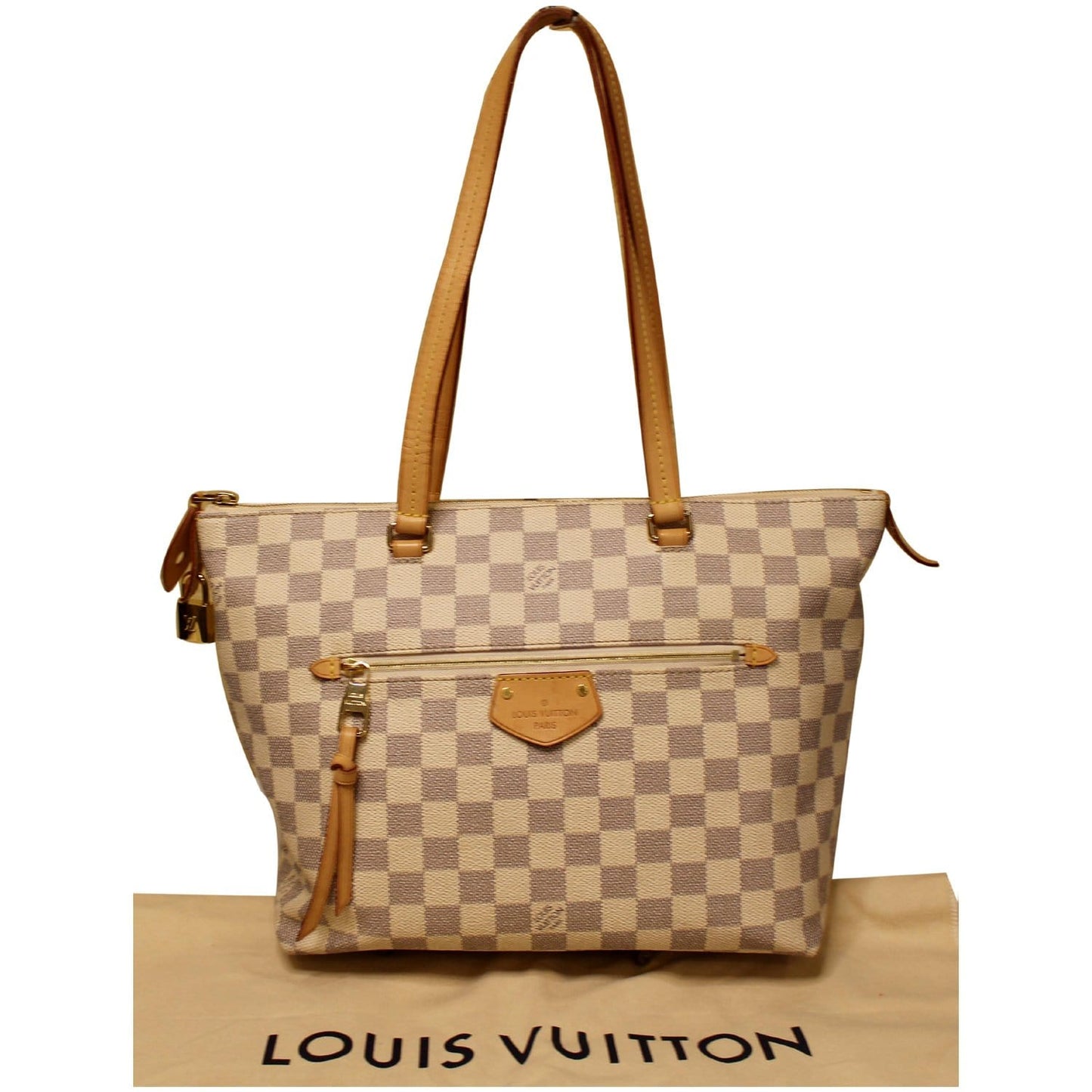 LOUIS VUITTON Iena PM Damier Azur Shoulder Bag White