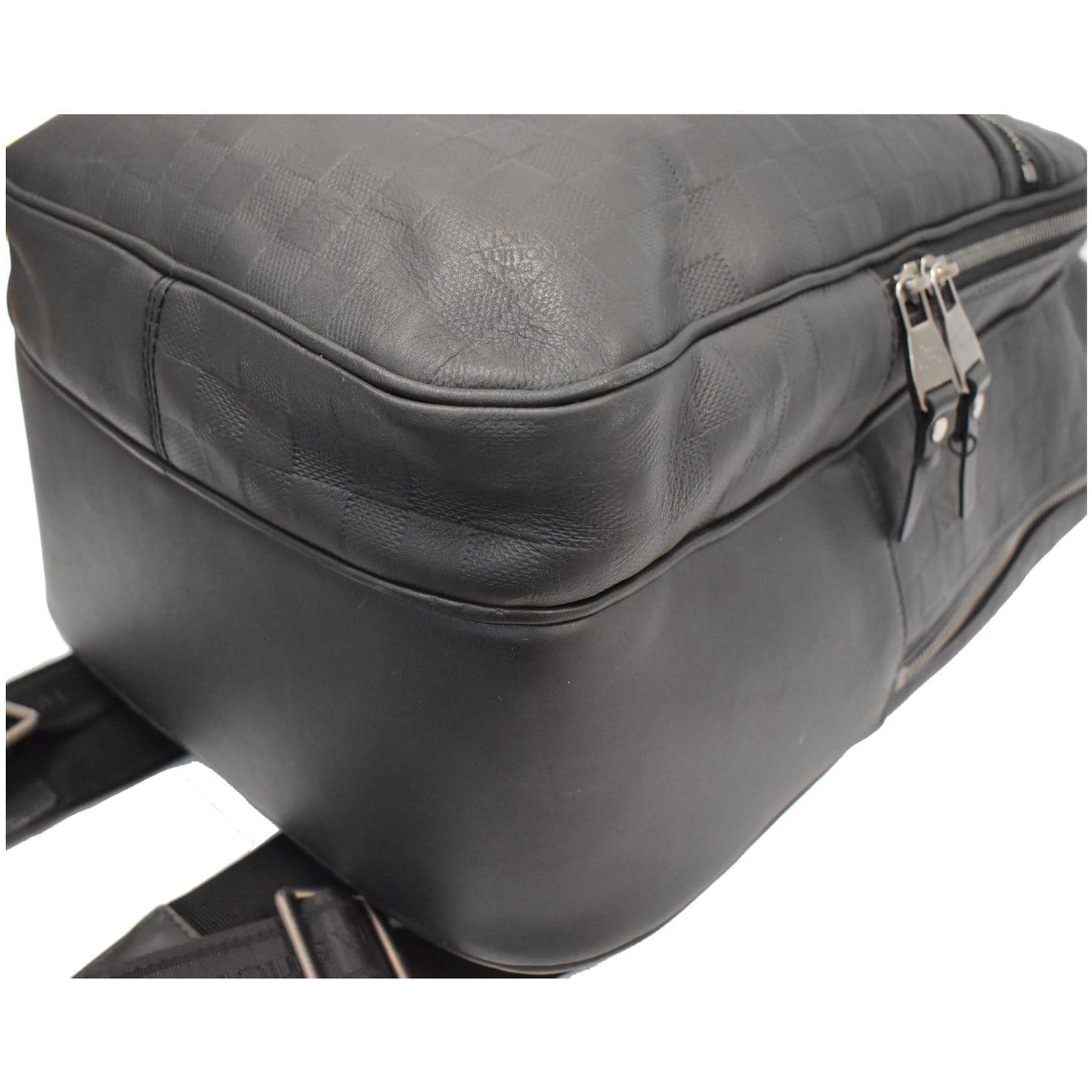 LOUIS VUITTON Michael Damier Infini Leather Backpack Bag Black