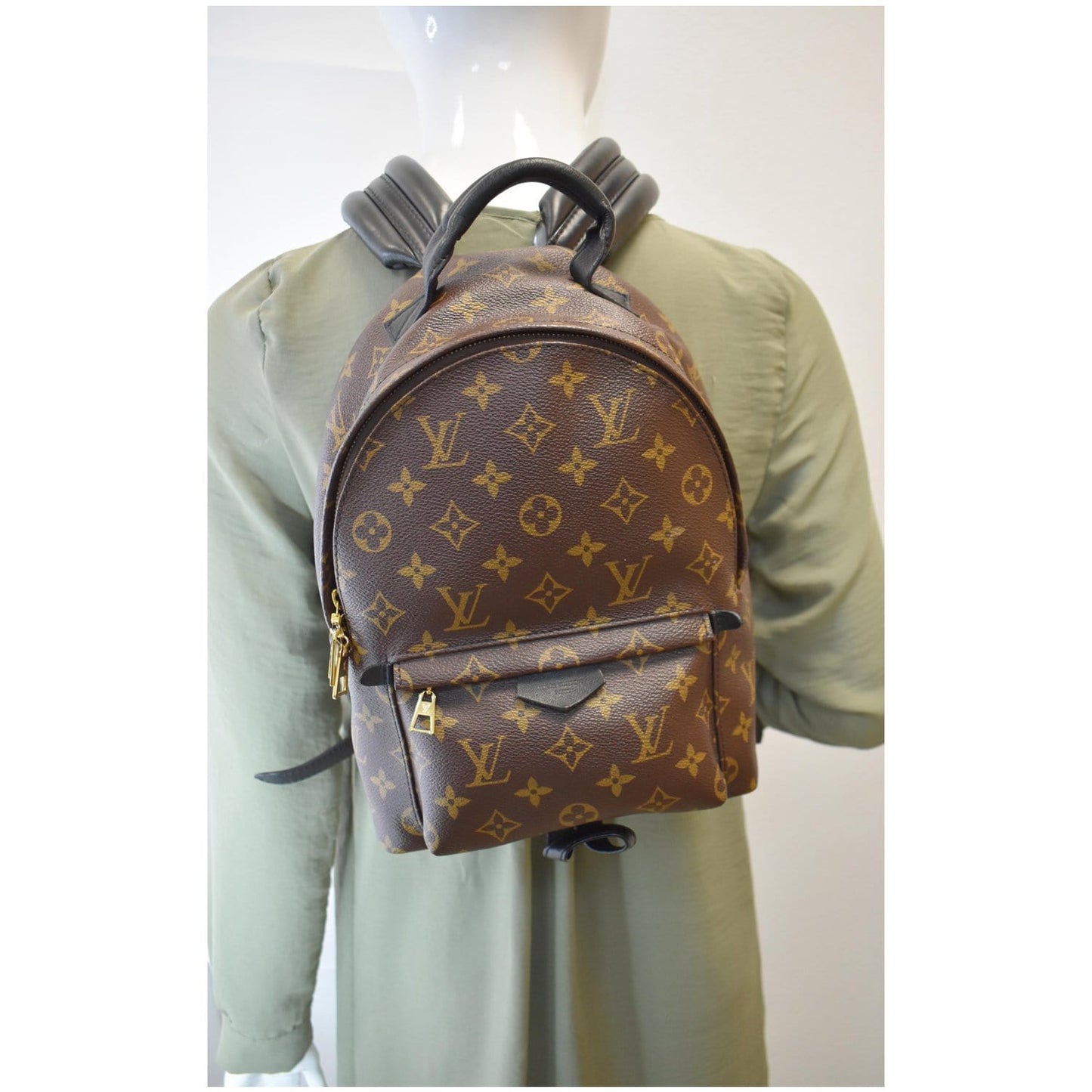 LOUIS VUITTON Palm Springs PM Monogram Canvas Backpack Brown - 15% OFF