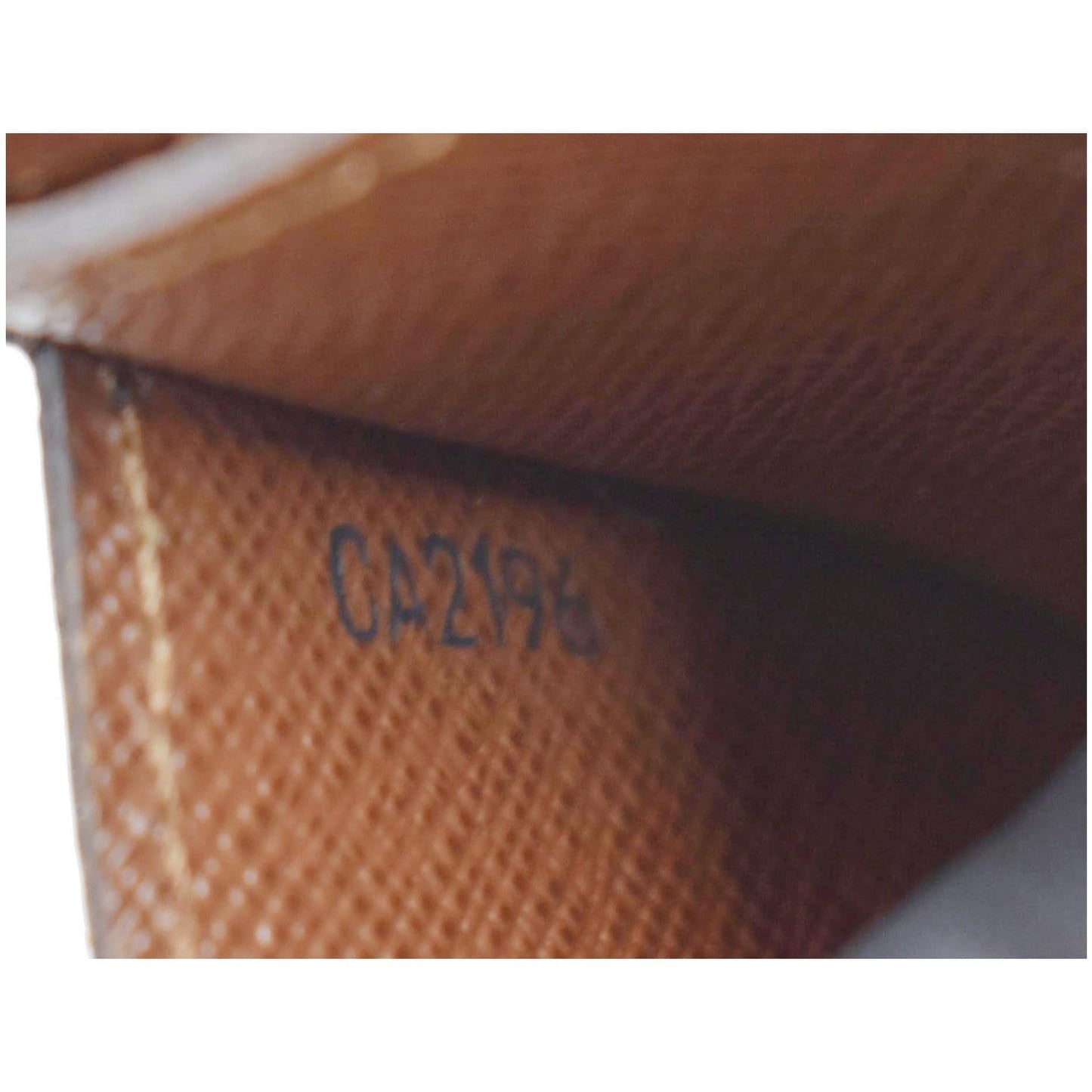 LOUIS VUITTON Card Holder Monogram Canvas Brown